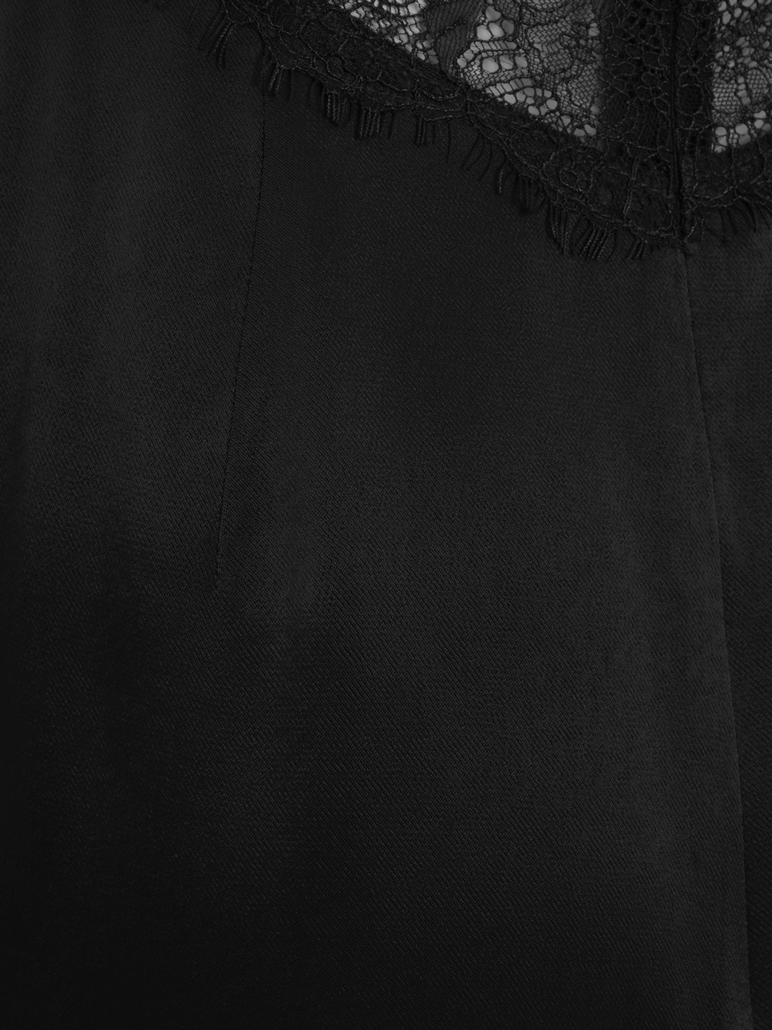 Mini combination dress with lace details