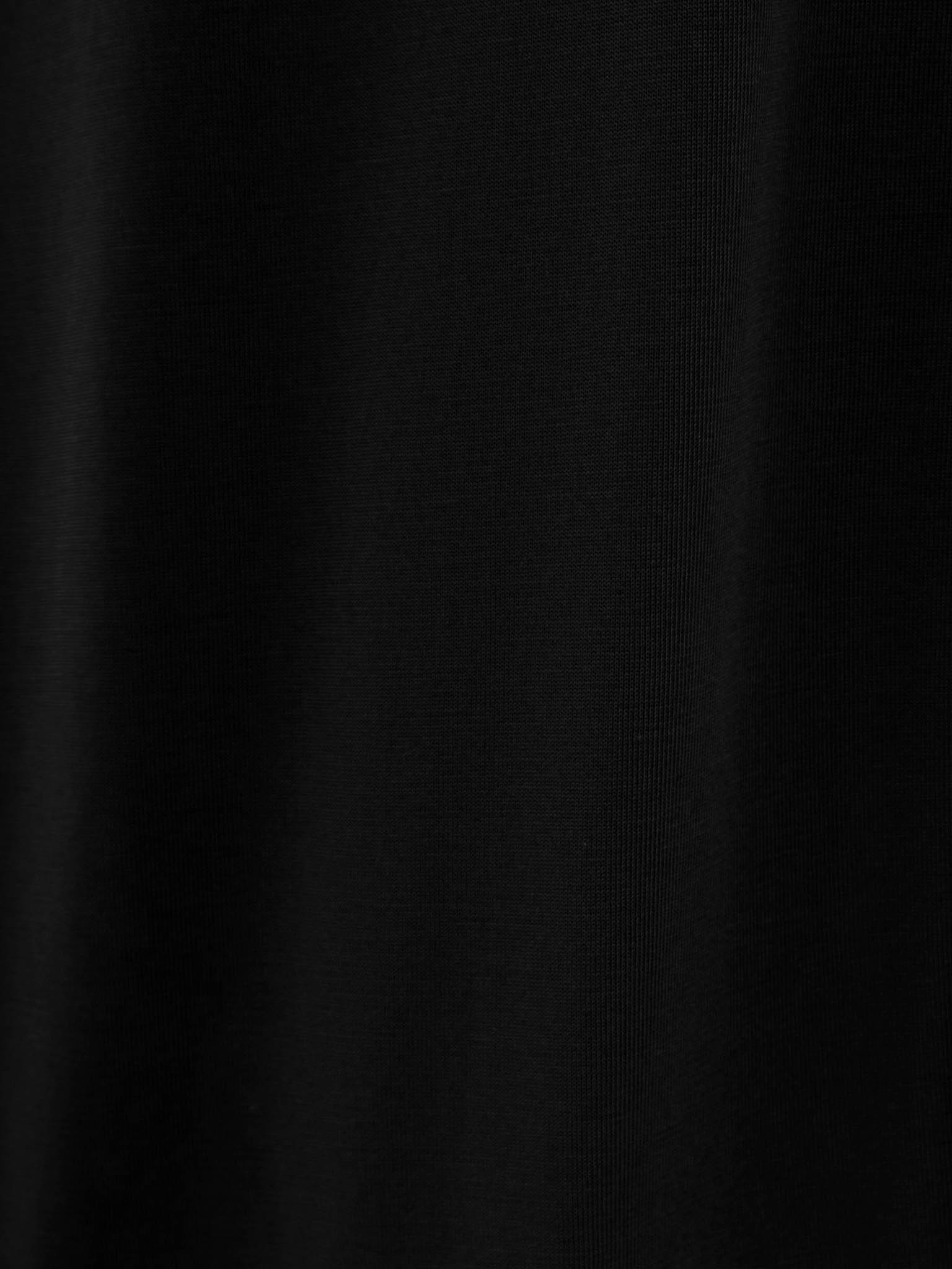 Jersey maxi dress with metallic decor at the waist