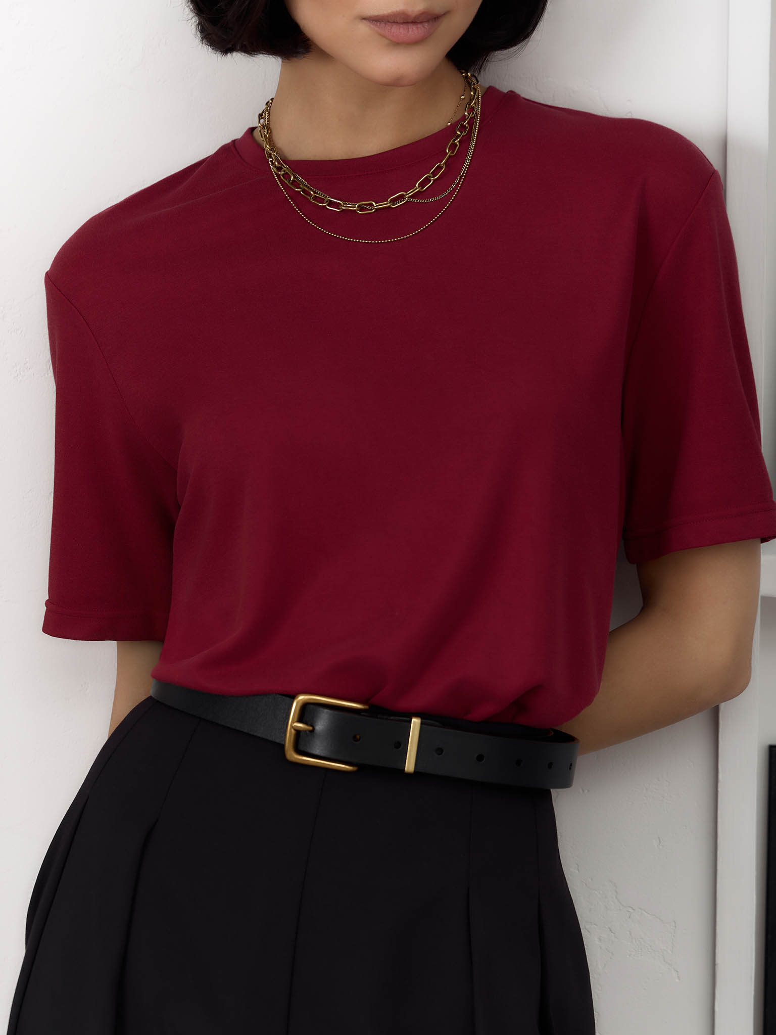 Loose-fitting jersey T-shirt