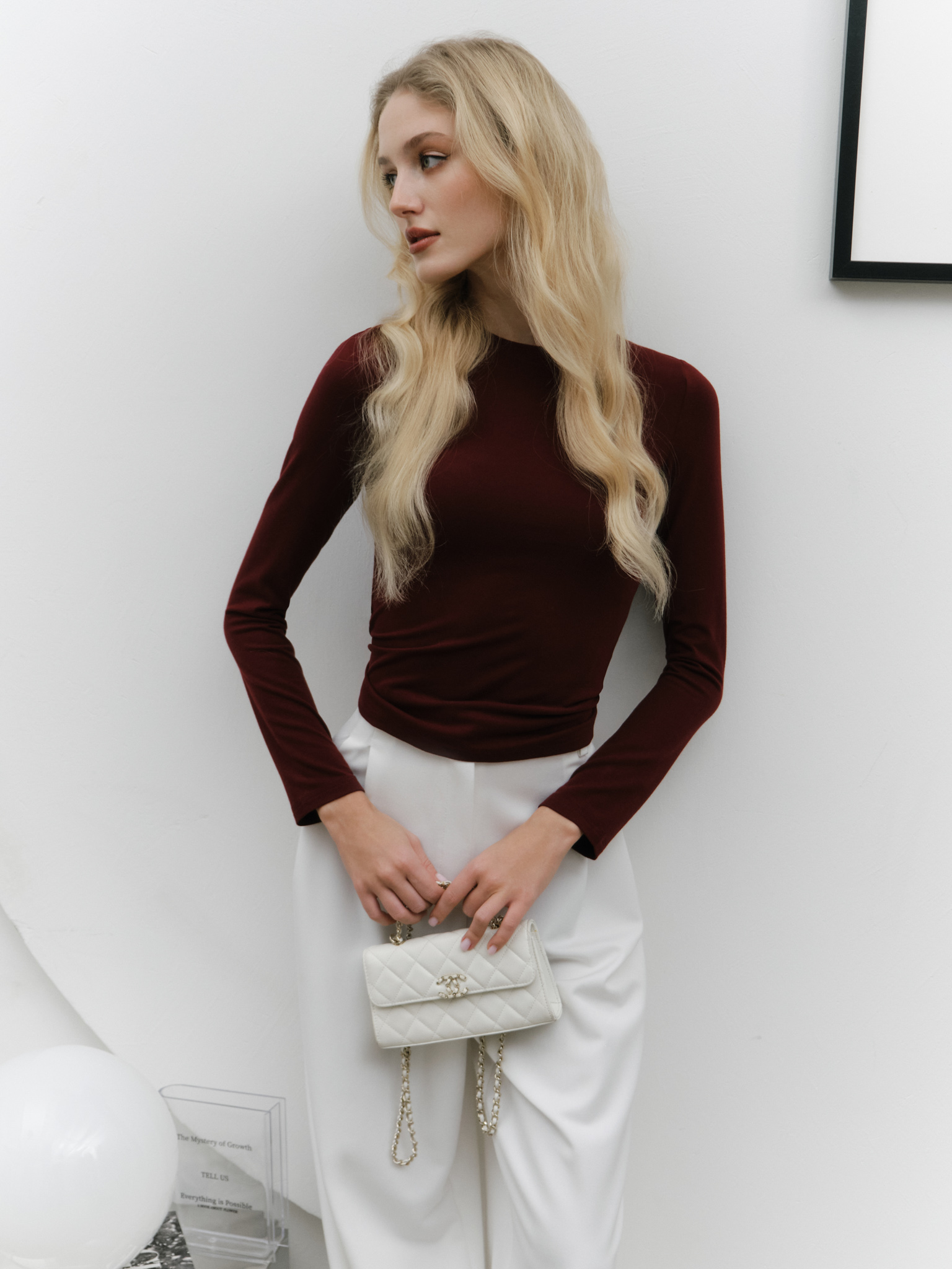 Monochrome stretch Jersey longsleeve 