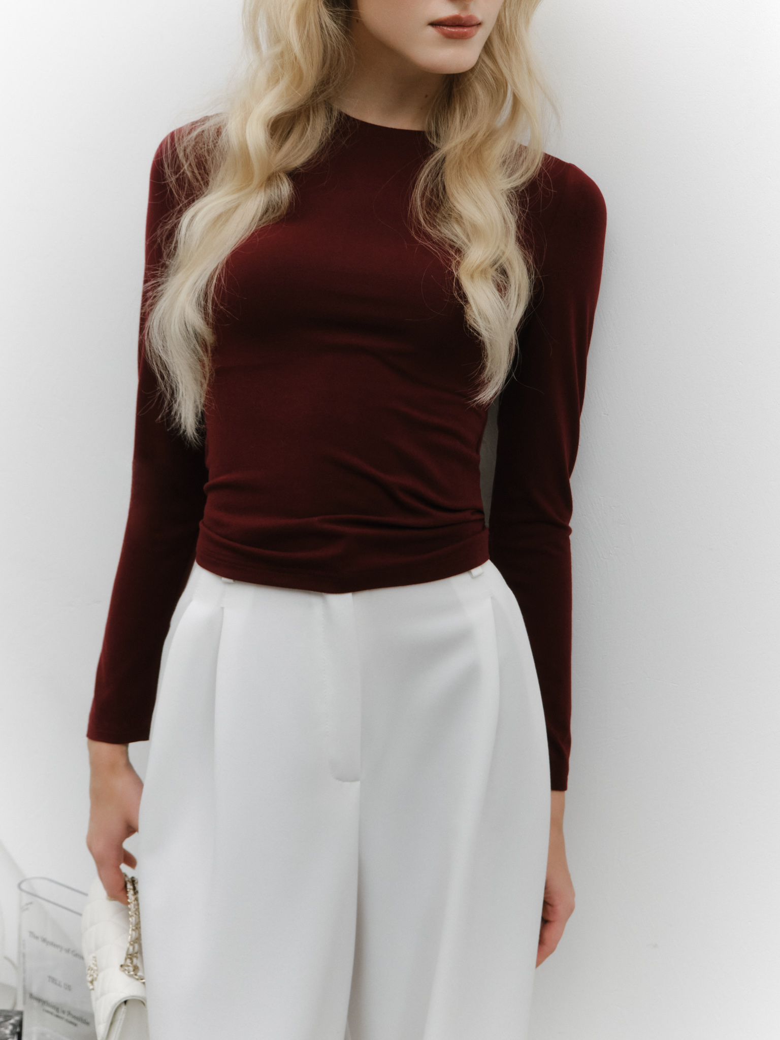 Monochrome stretch Jersey longsleeve 