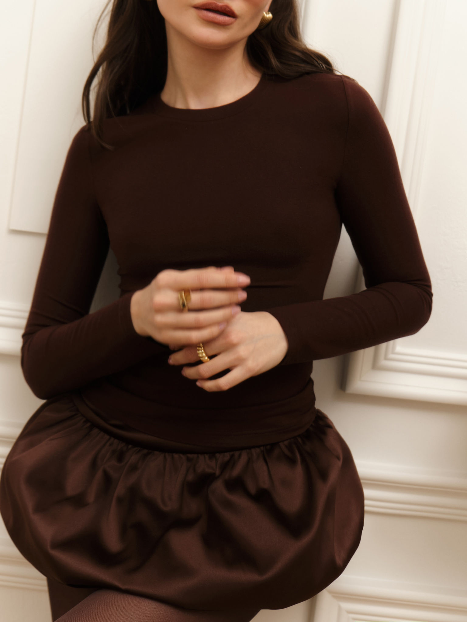 Monochrome stretch Jersey longsleeve 