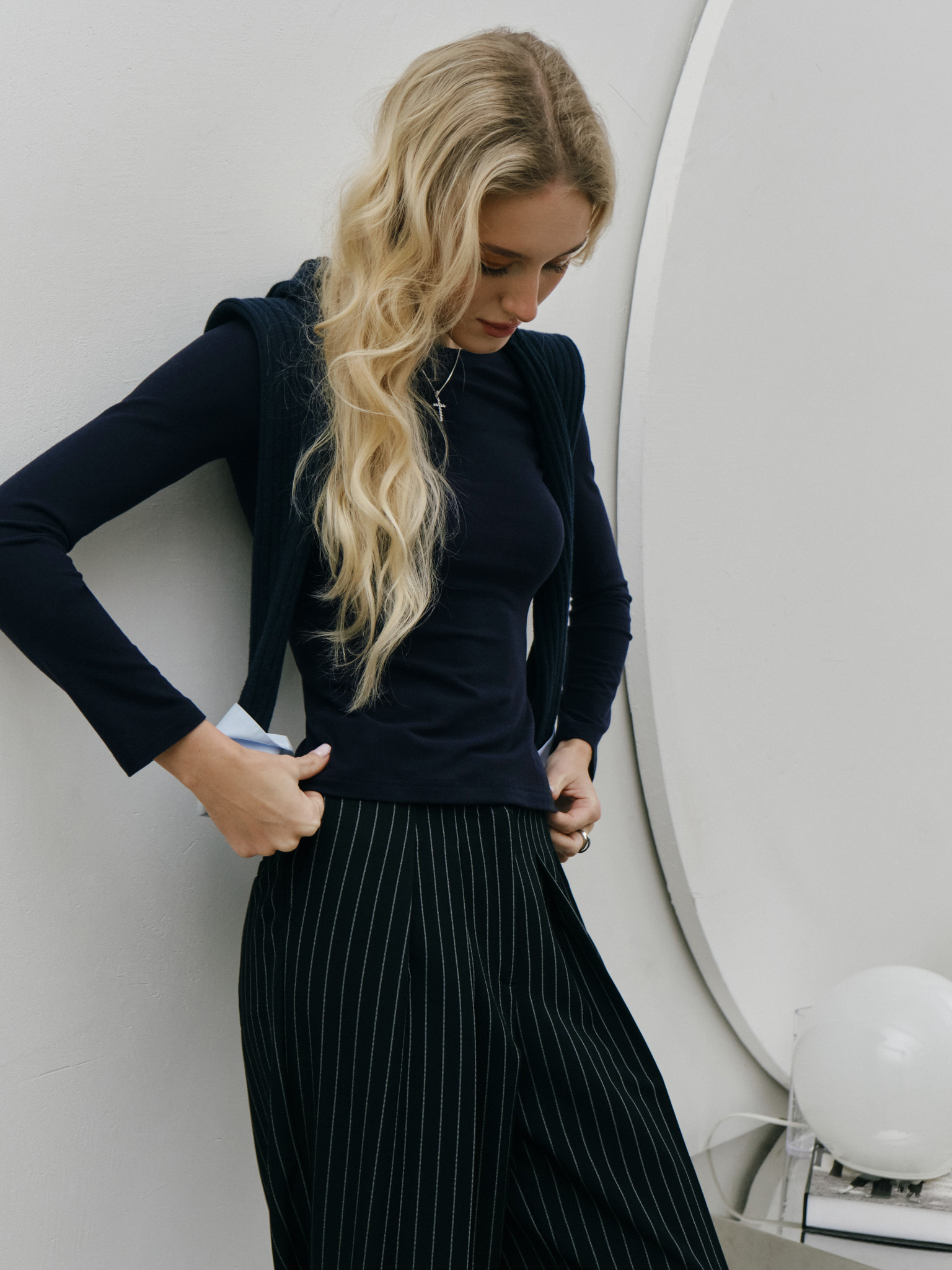 Monochrome stretch Jersey longsleeve 