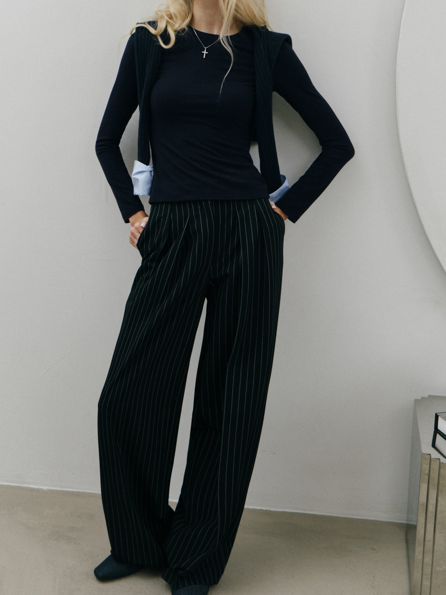 Monochrome stretch Jersey longsleeve 