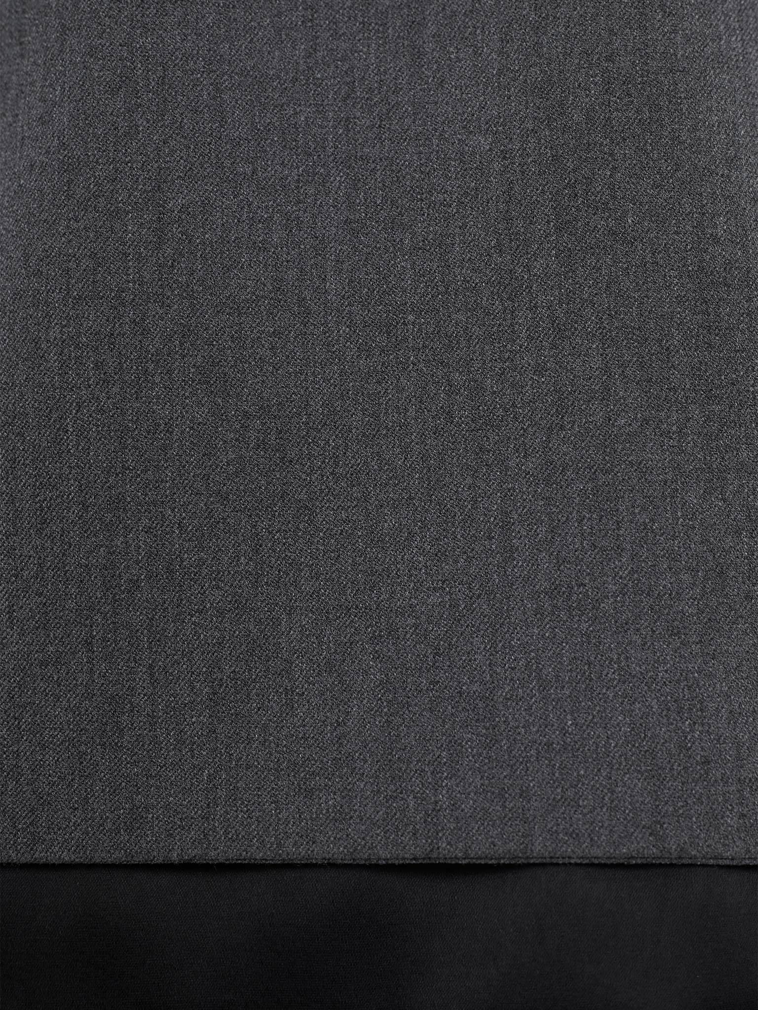 Double material cropped jacket