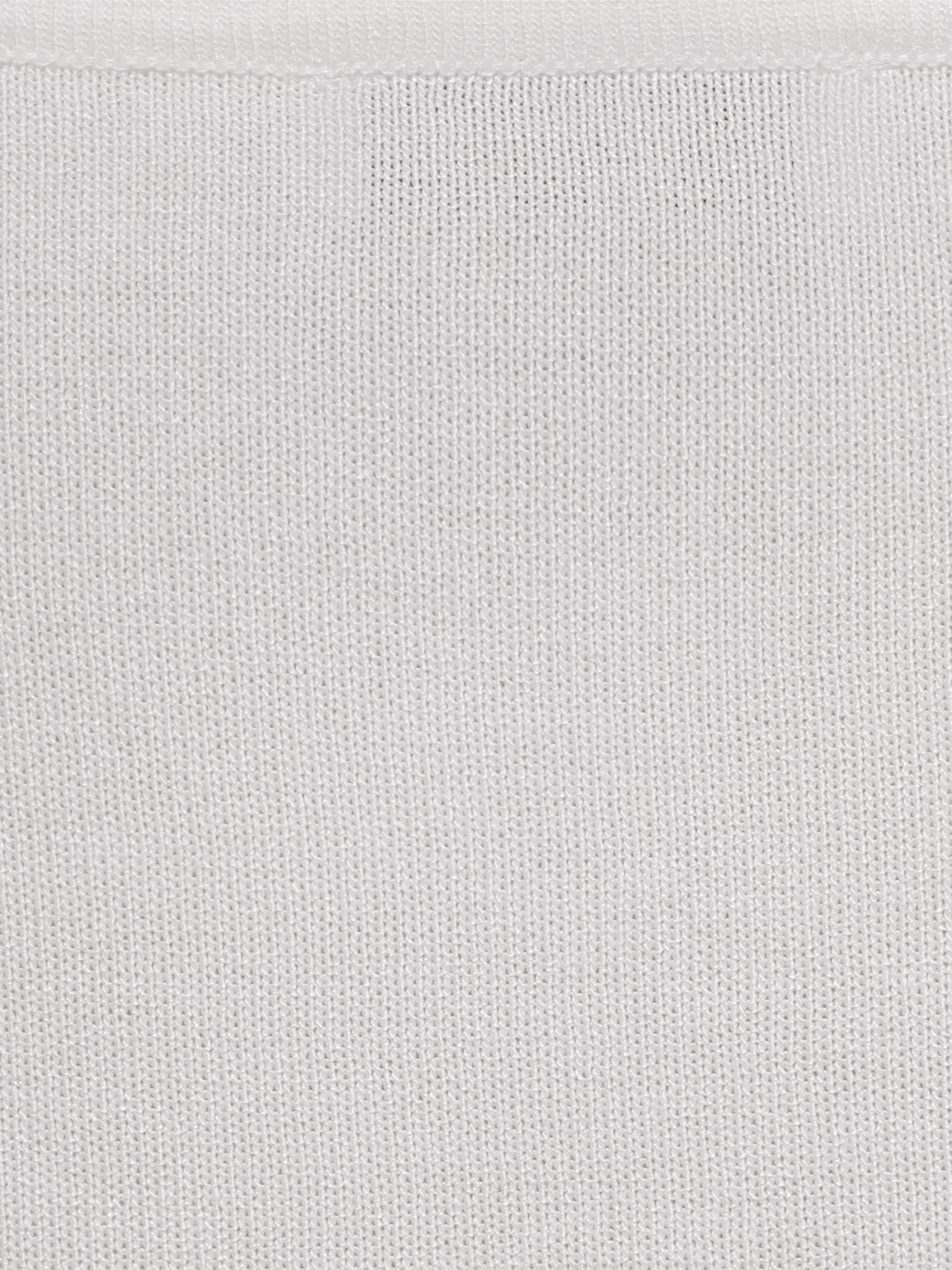 Jersey top with asymmetrical edge