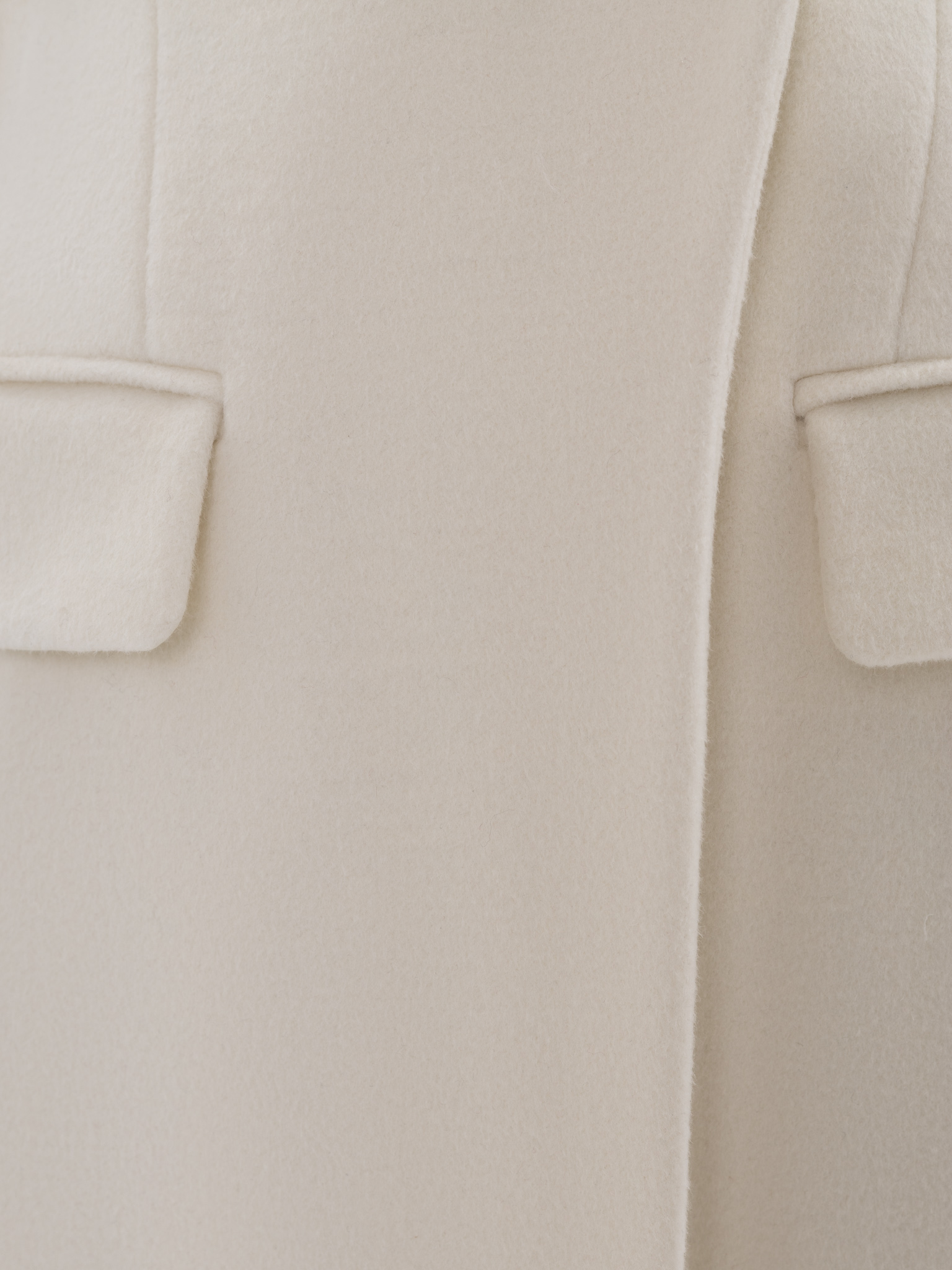 Fitted wrap midi coat 