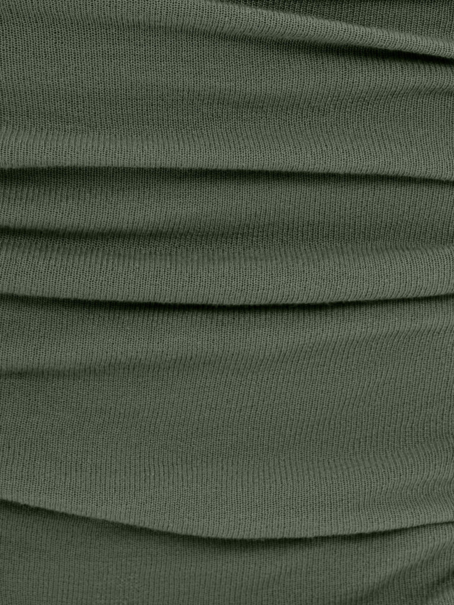 Jersey midi skirt with draped hips