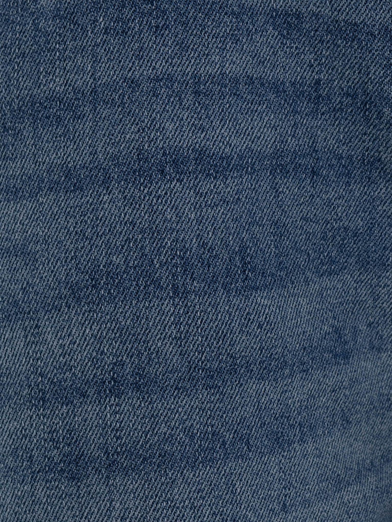 Straight light-wash denim jeans