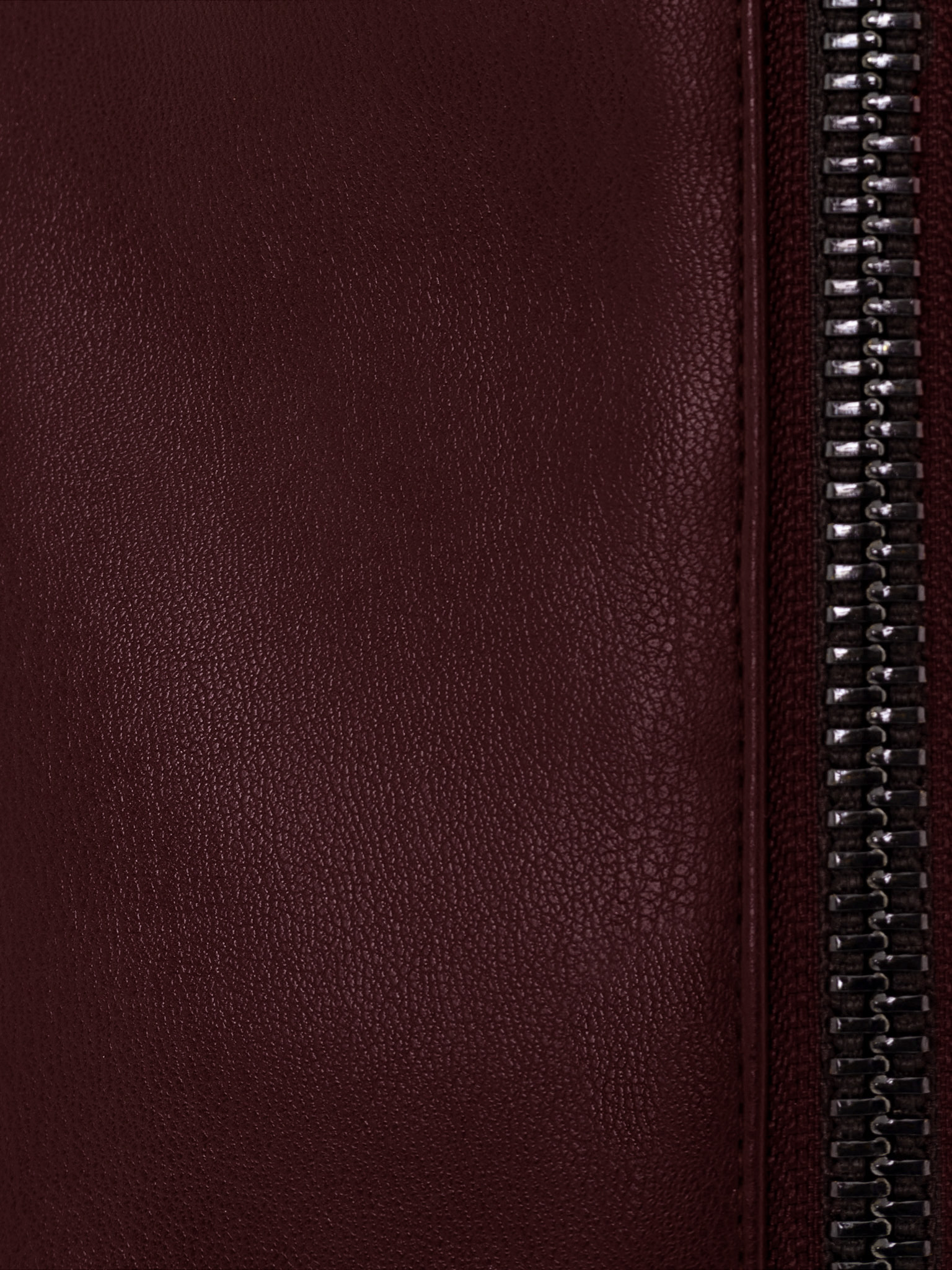 Fitted blazer in matte eco-leather