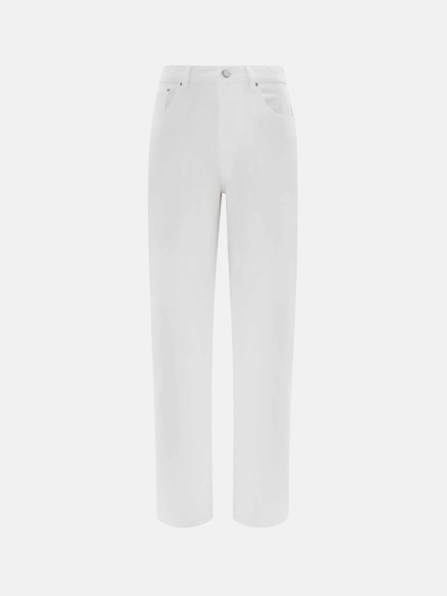 Low-rise straight jeans