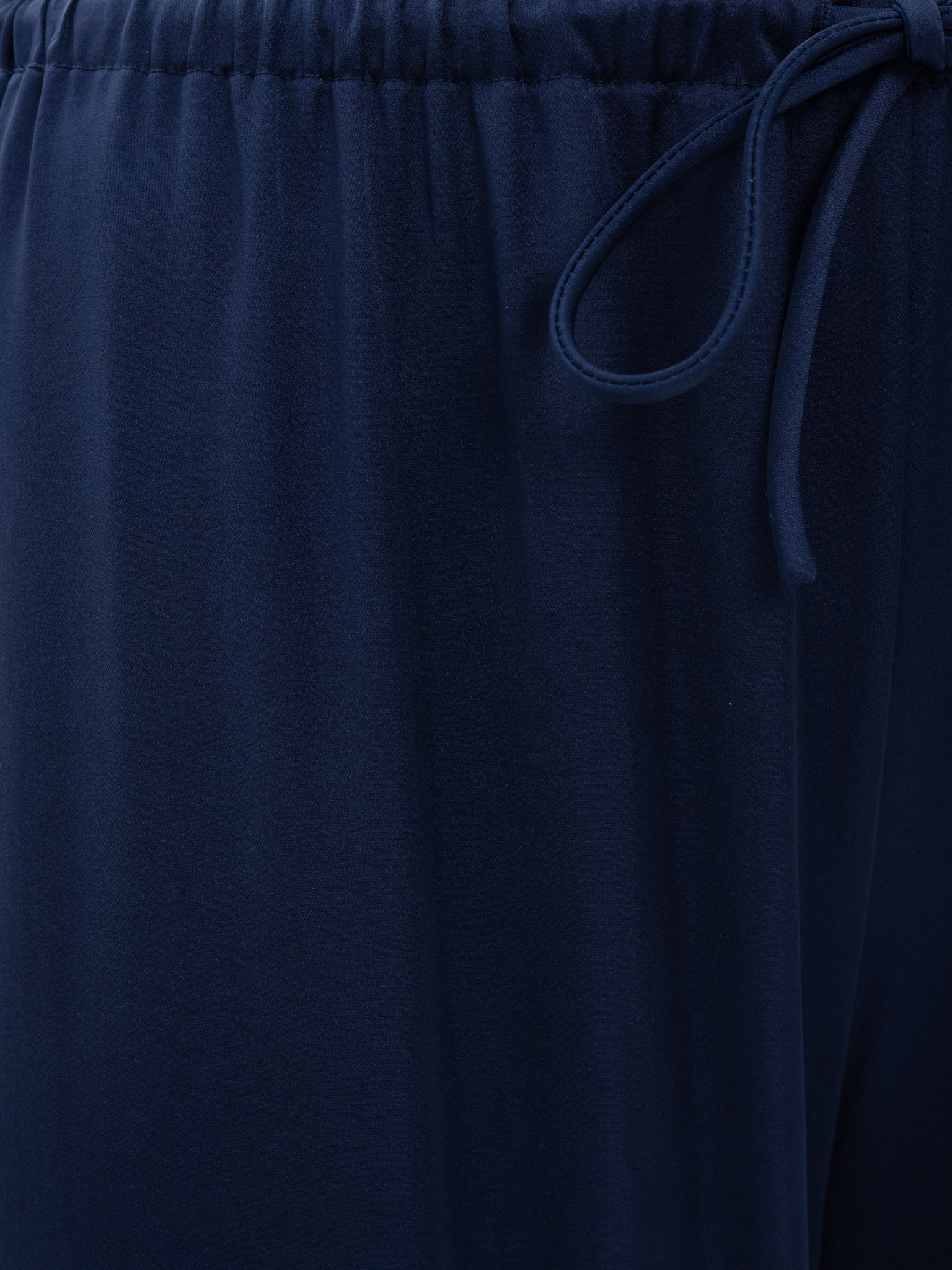 Smooth jersey loose-fitting trousers