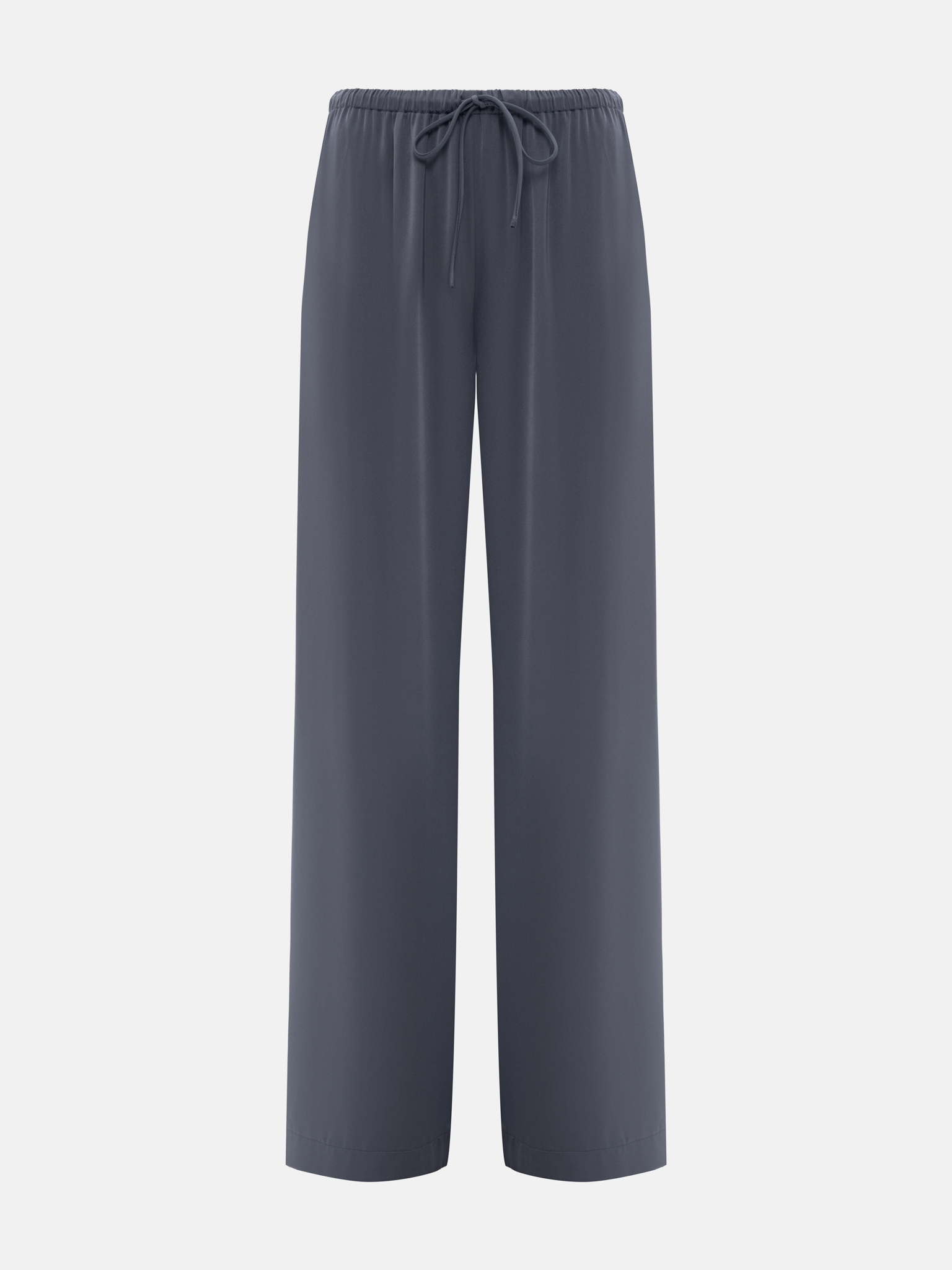 Smooth jersey loose-fitting trousers