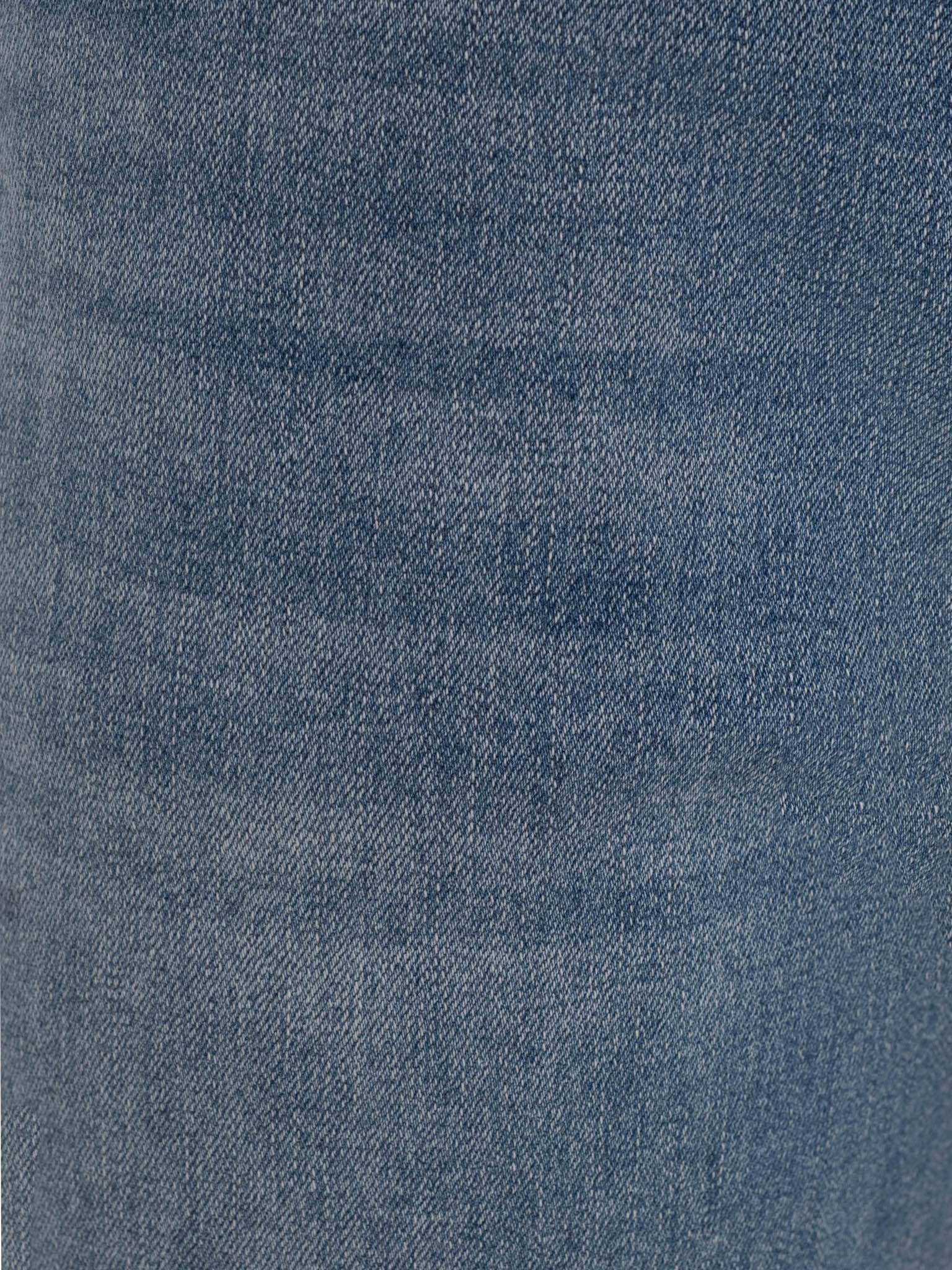 Straight light-wash denim jeans