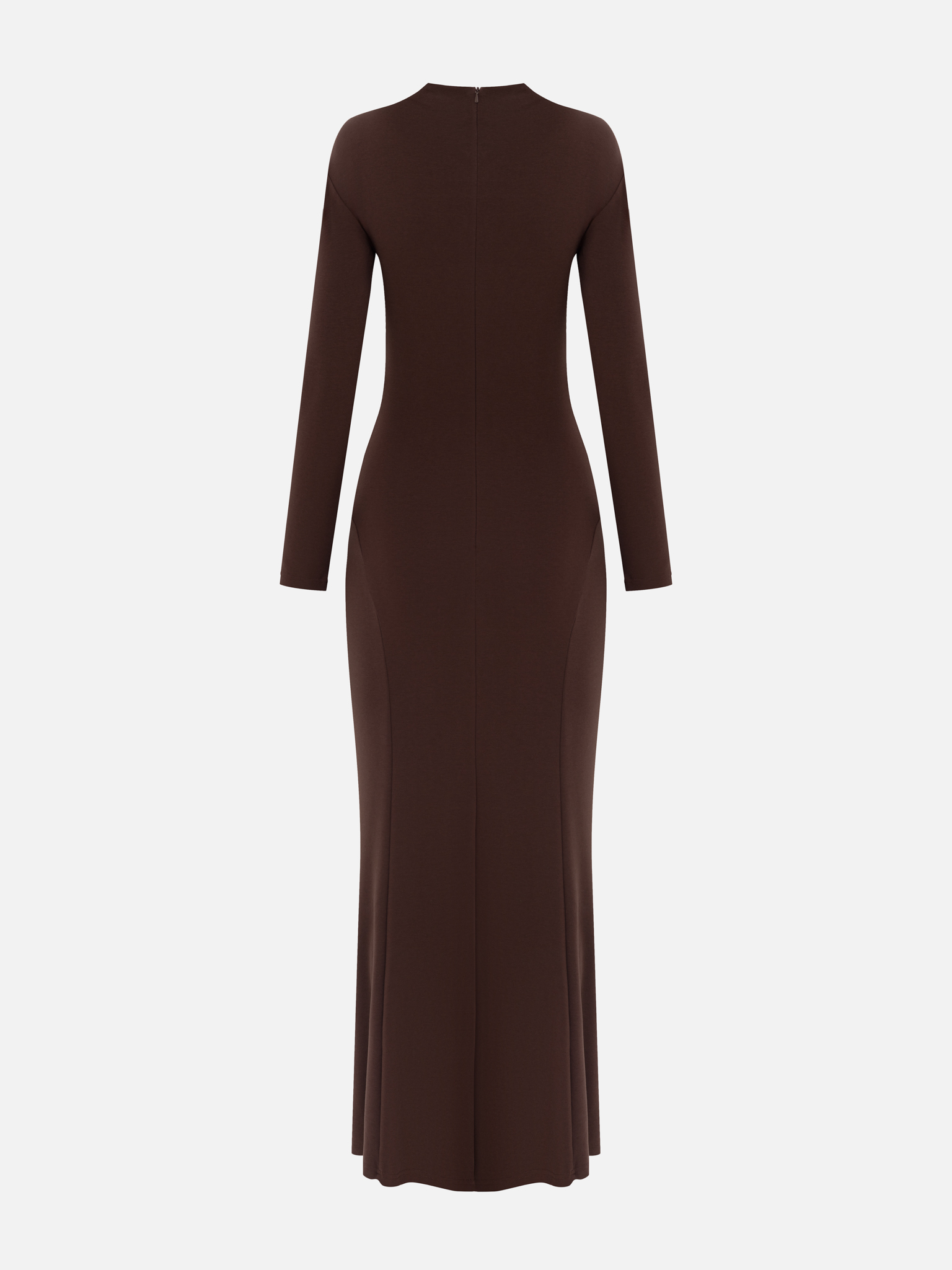 Maxi dress with waist gathers