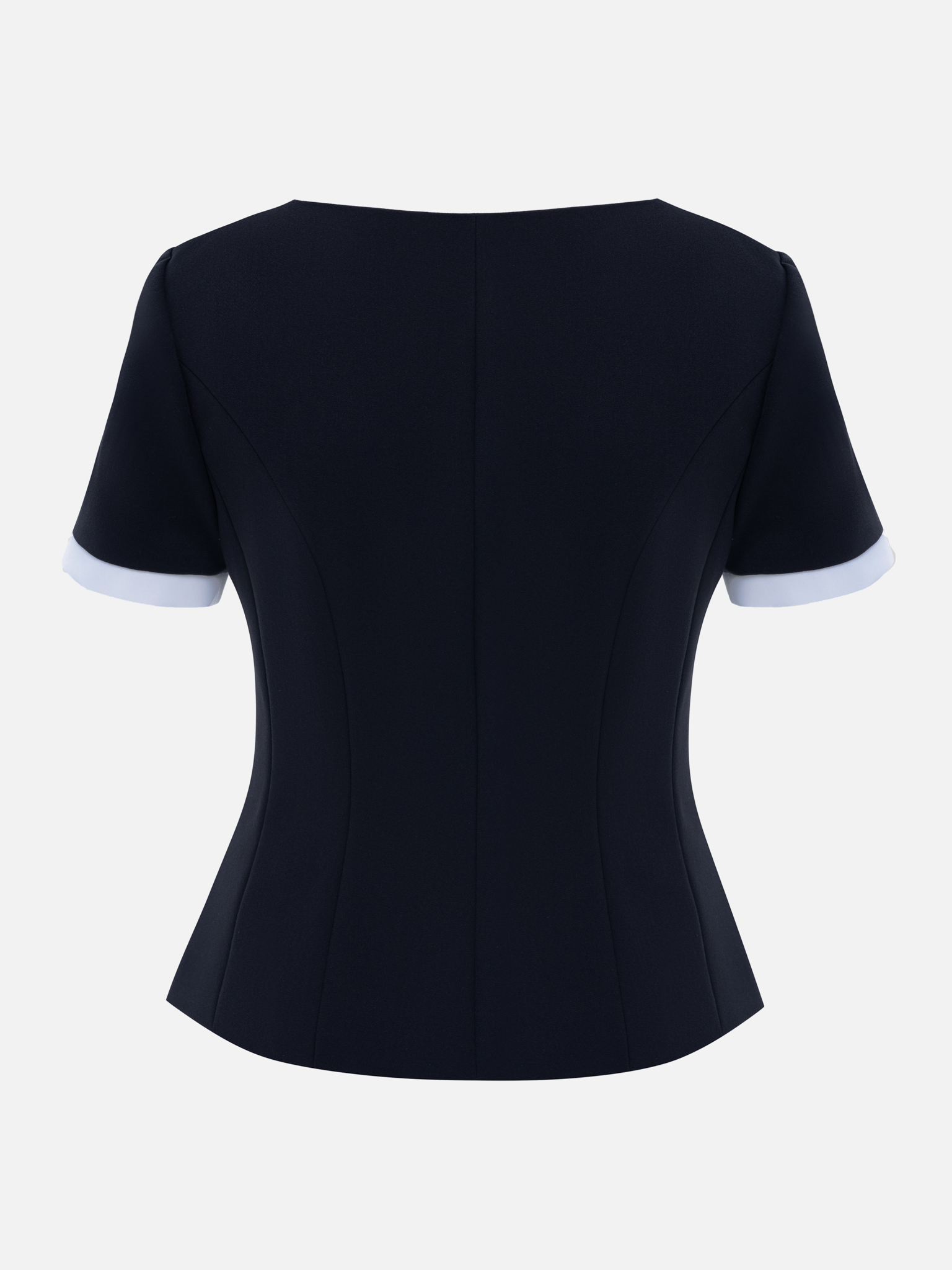 Vintage style blouse with short sleeves