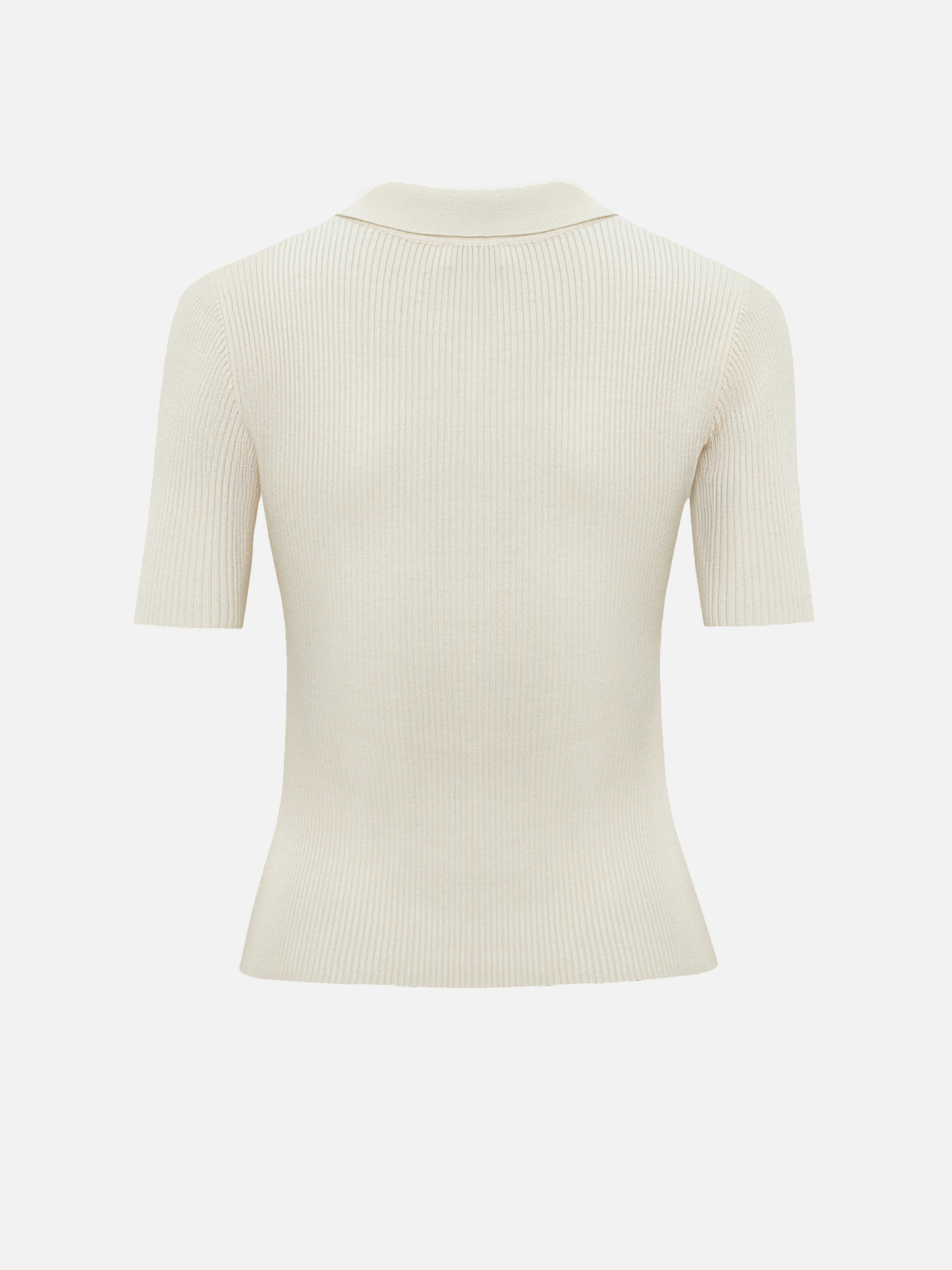 Polo en tricot frotté avec boutons au col