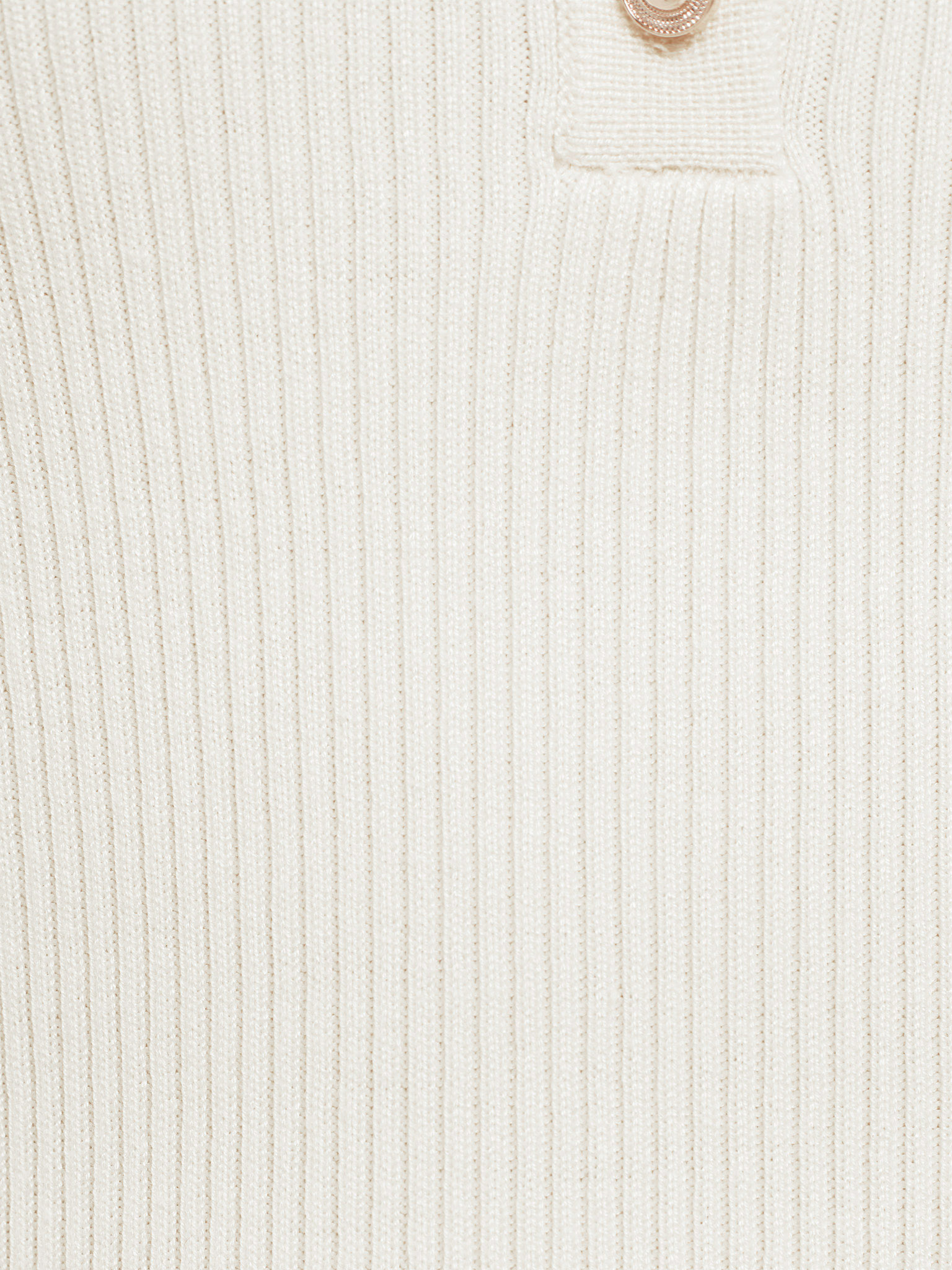 Polo en tricot frotté avec boutons au col