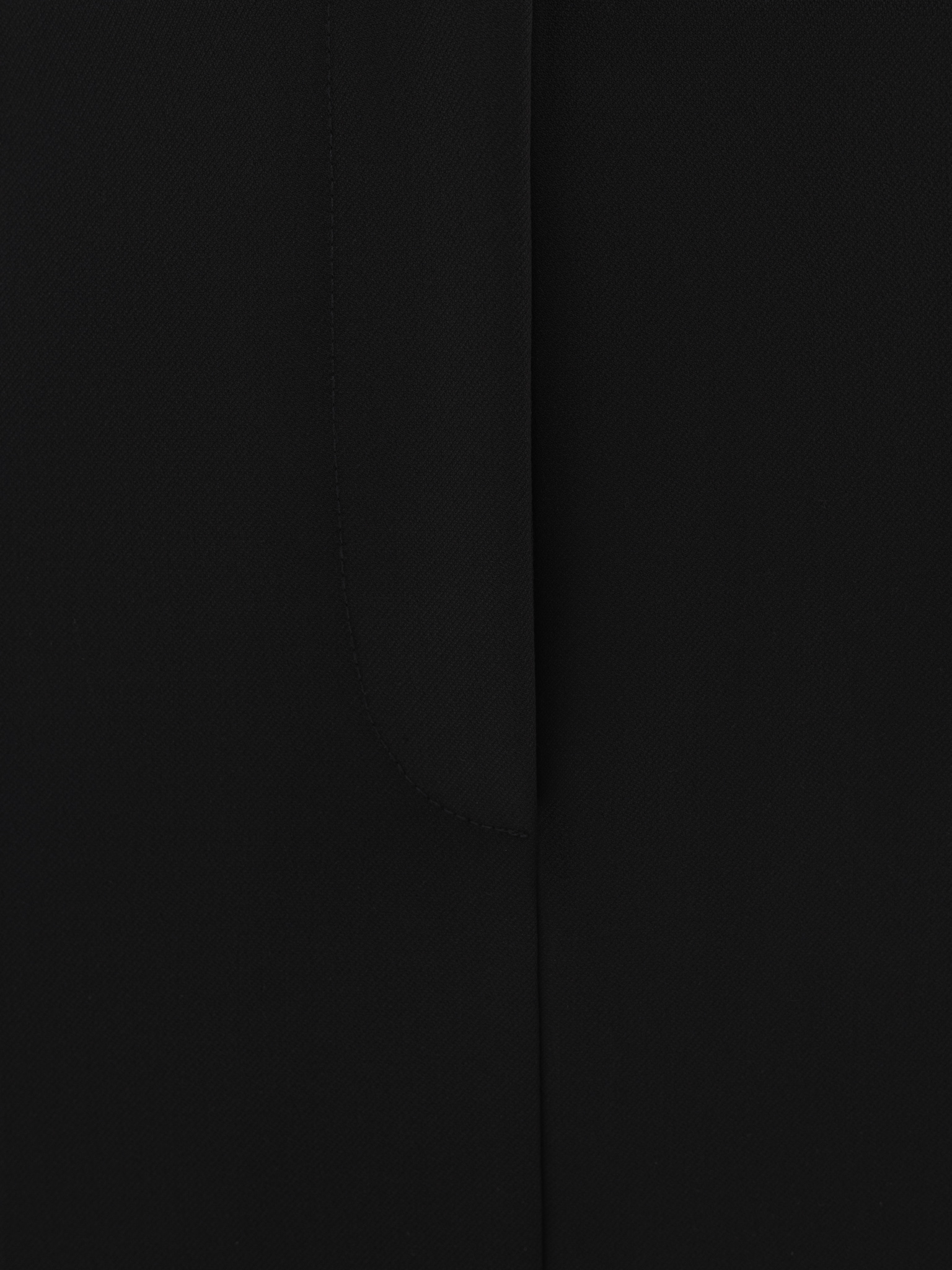 Straight mini skirt with flower buttons