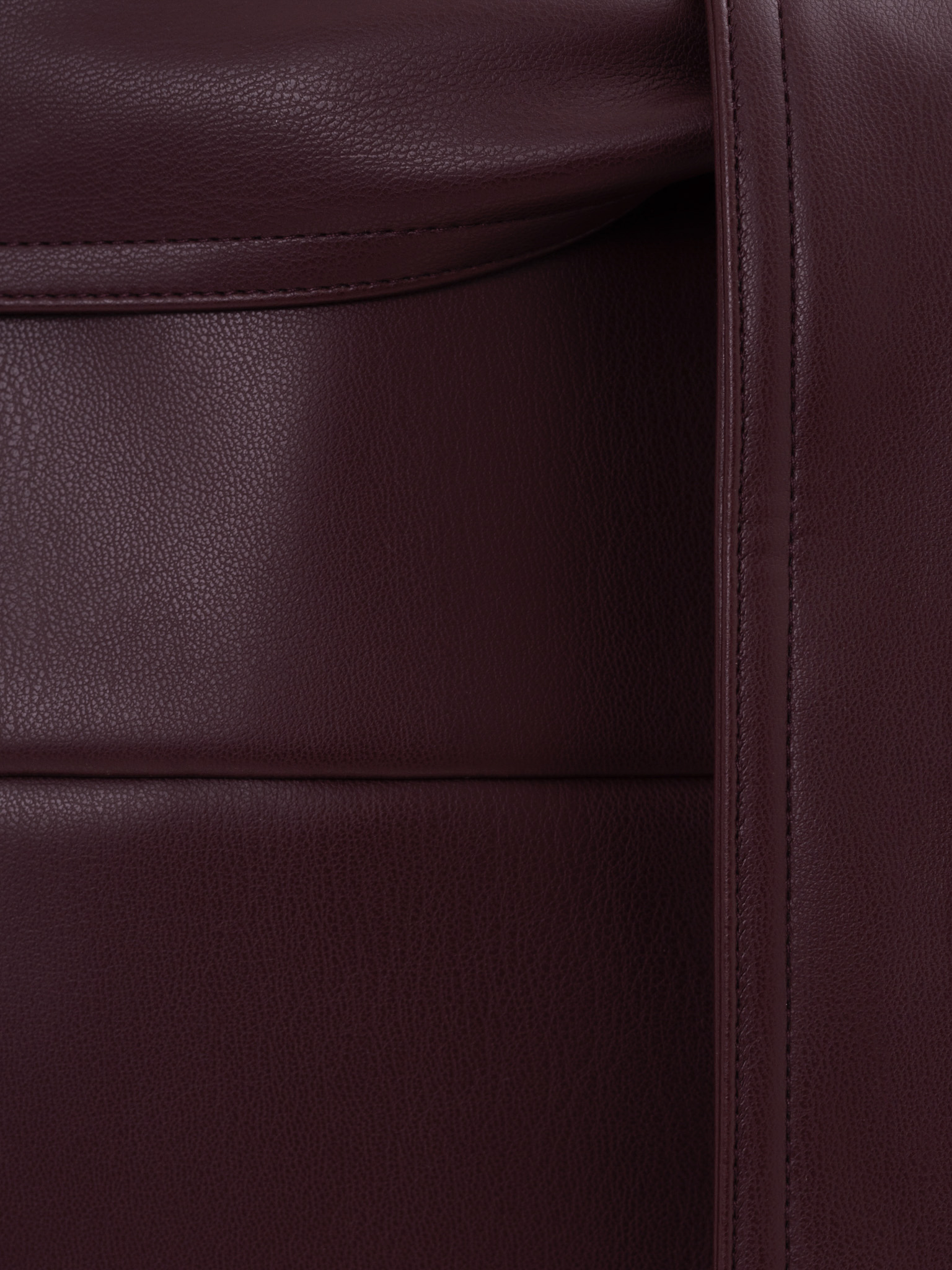 Midi trench coat in matte eco leather