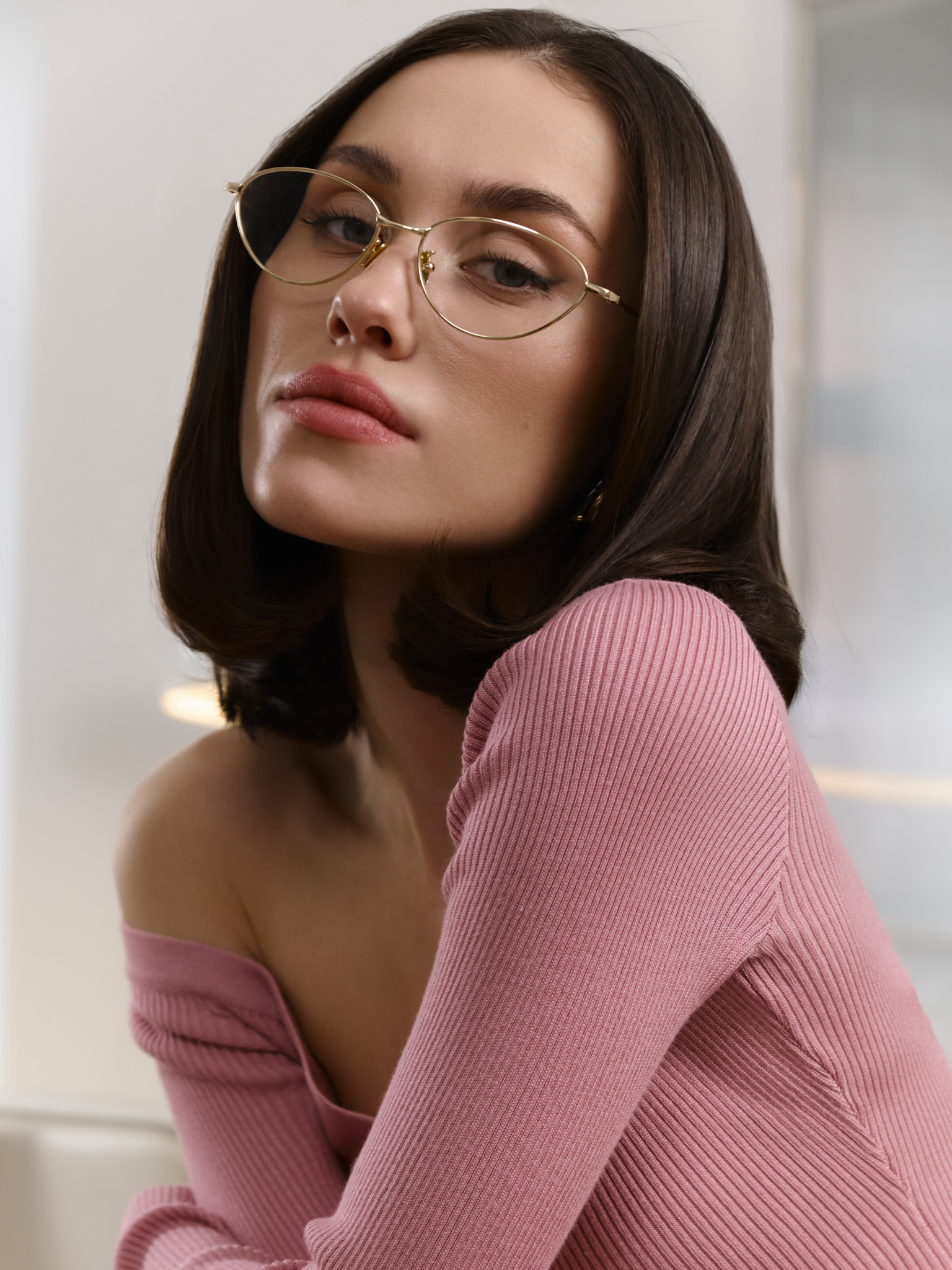نظارات شمسية بإطار معدني مزخرف