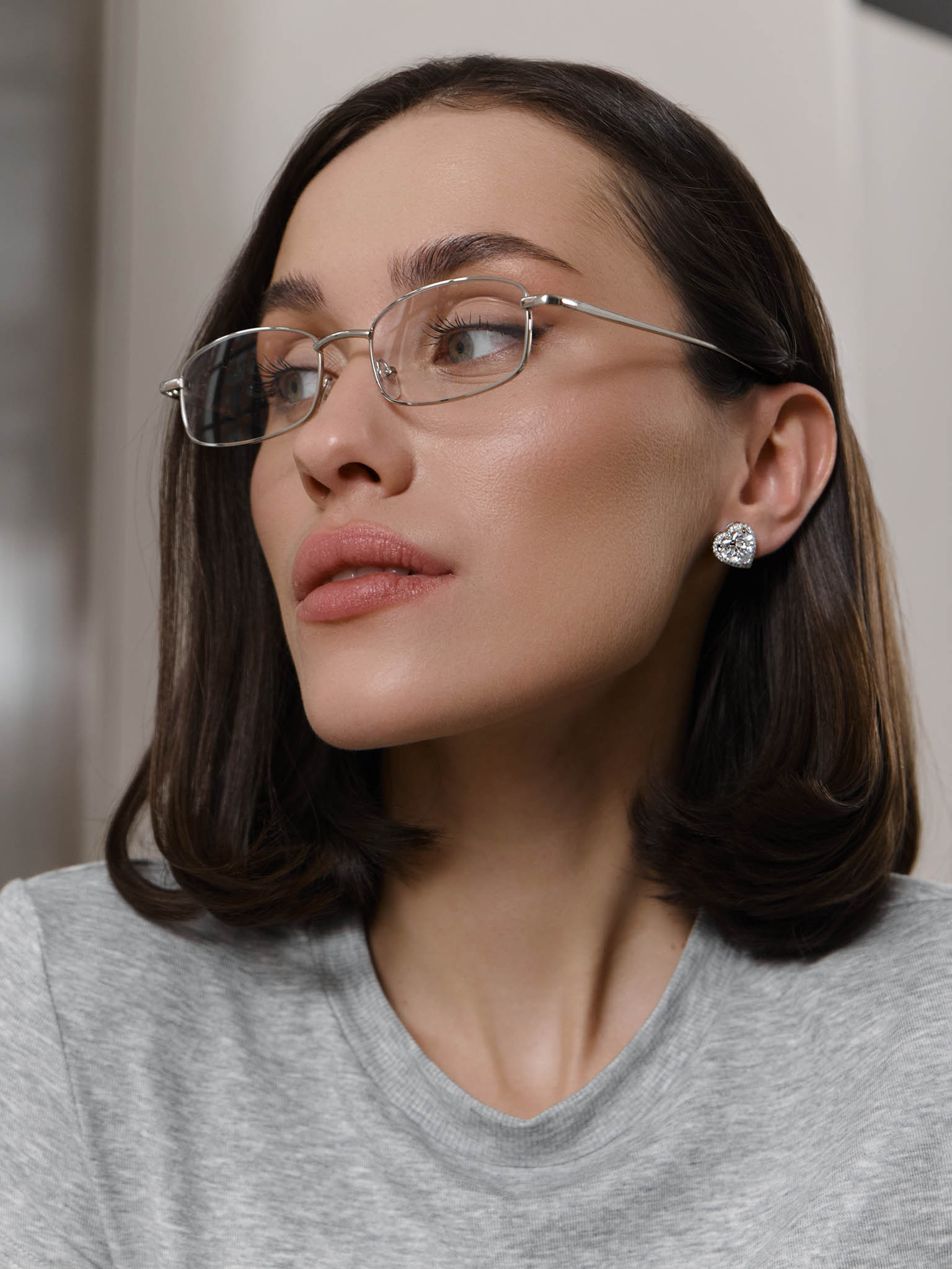 Decorative sunglasses with rectangular lenses