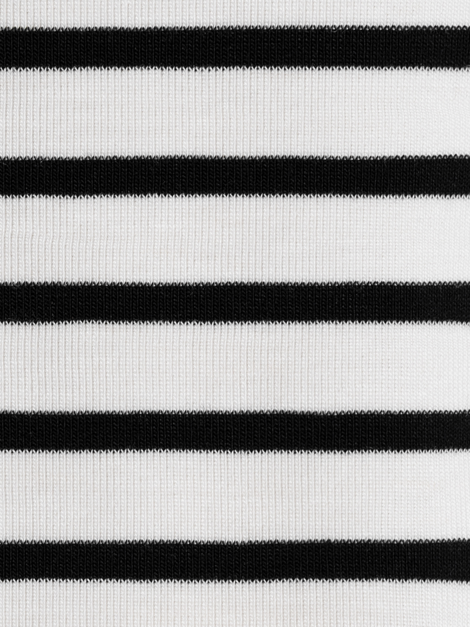 Loose striped longsleeve with monogram at the front