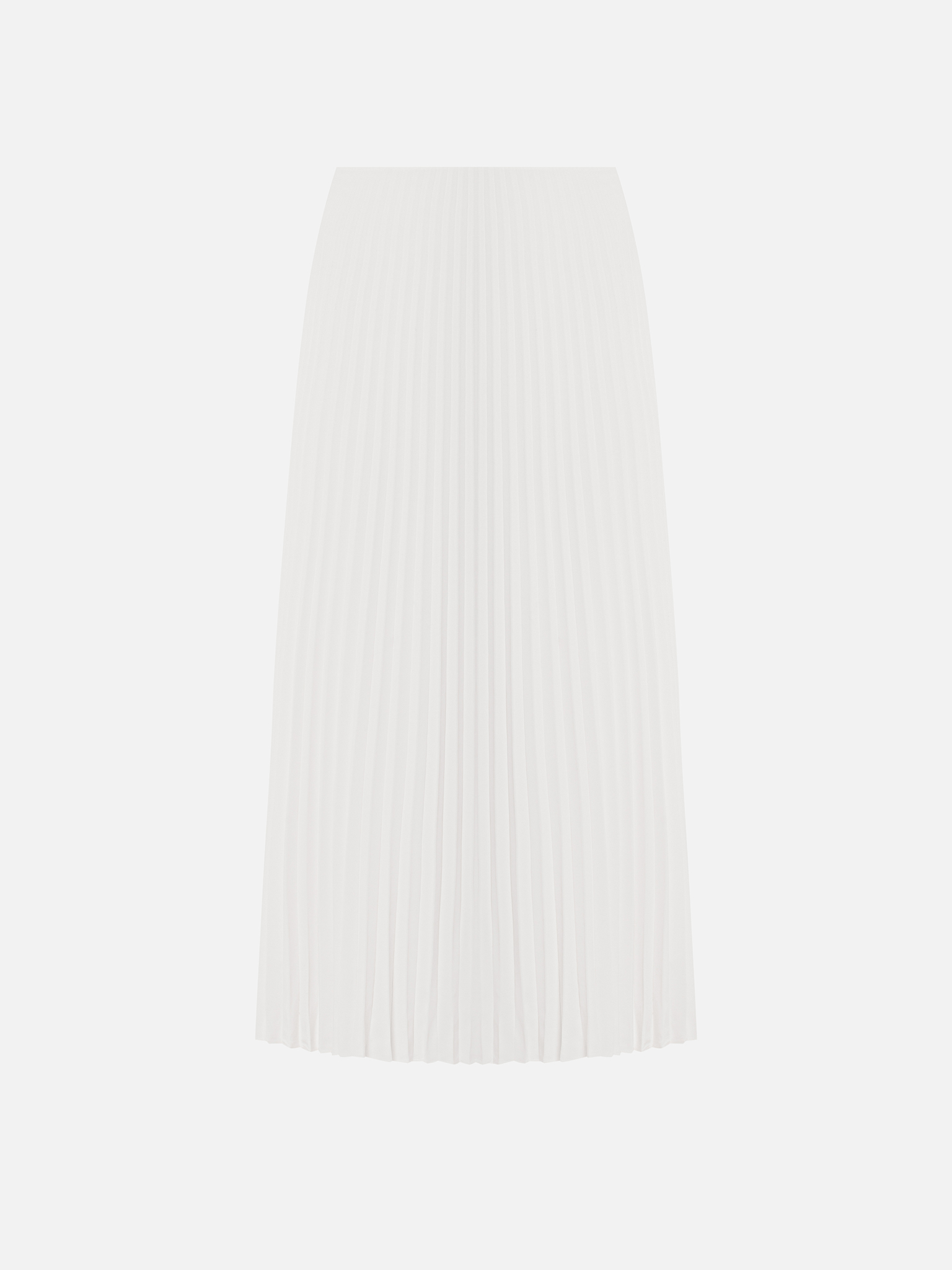 Pleated midi skirt in light fabric