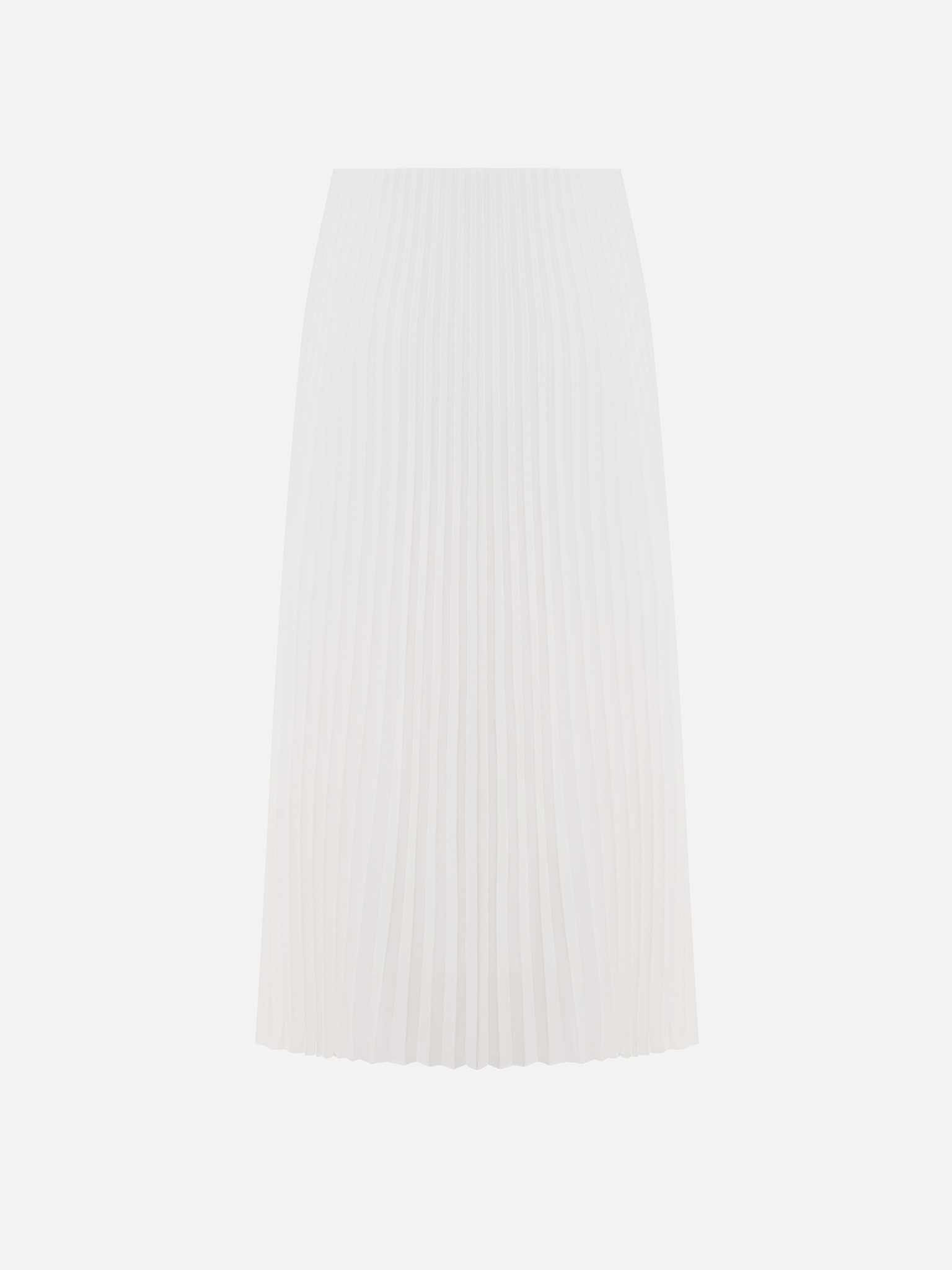 Pleated midi skirt in light fabric
