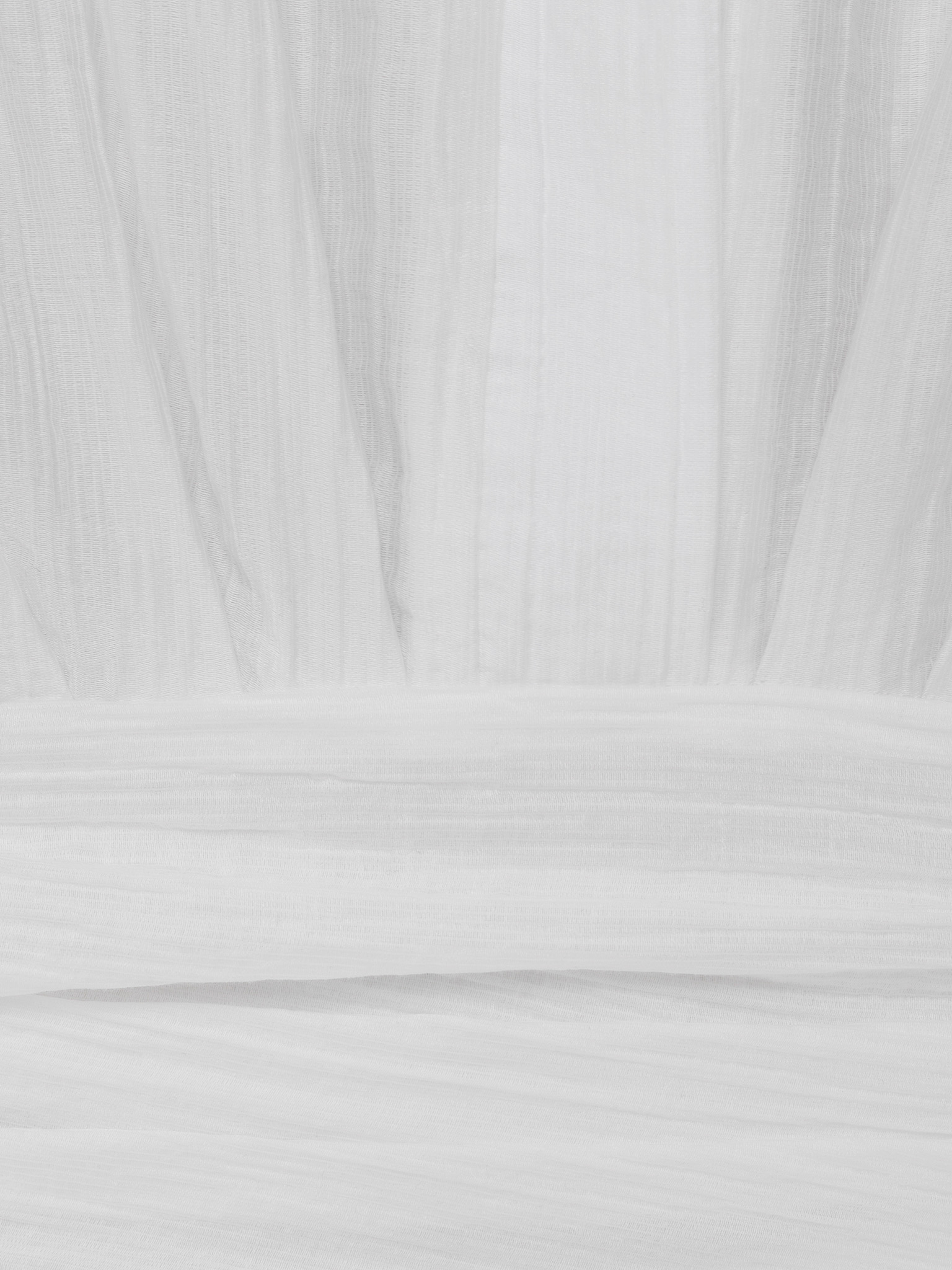 Voluminous textured mini dress with skirt ruffles