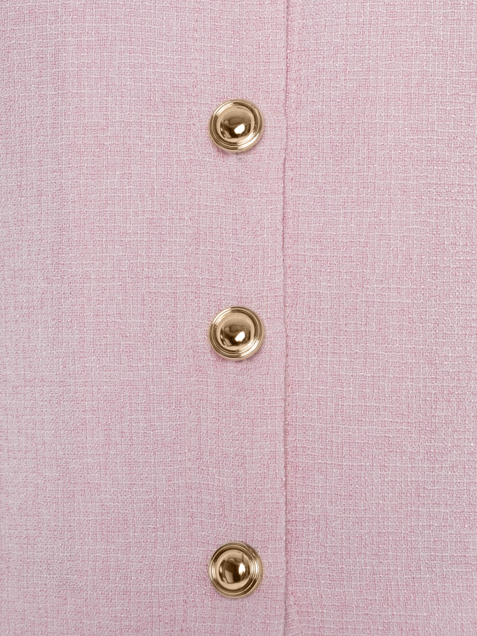 Tweed straight jacket with short sleeves