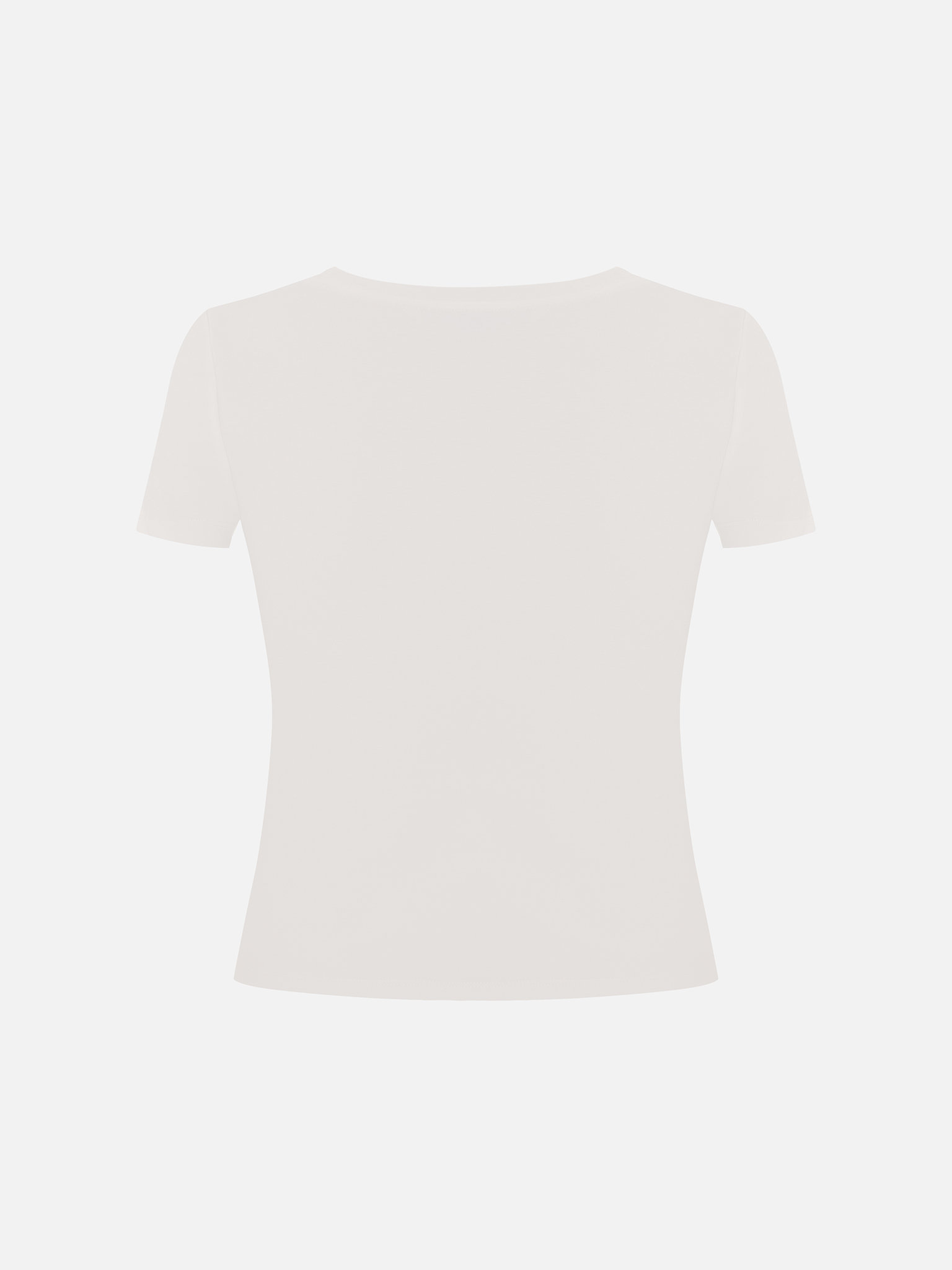 Straight dense t-shirt with lettering