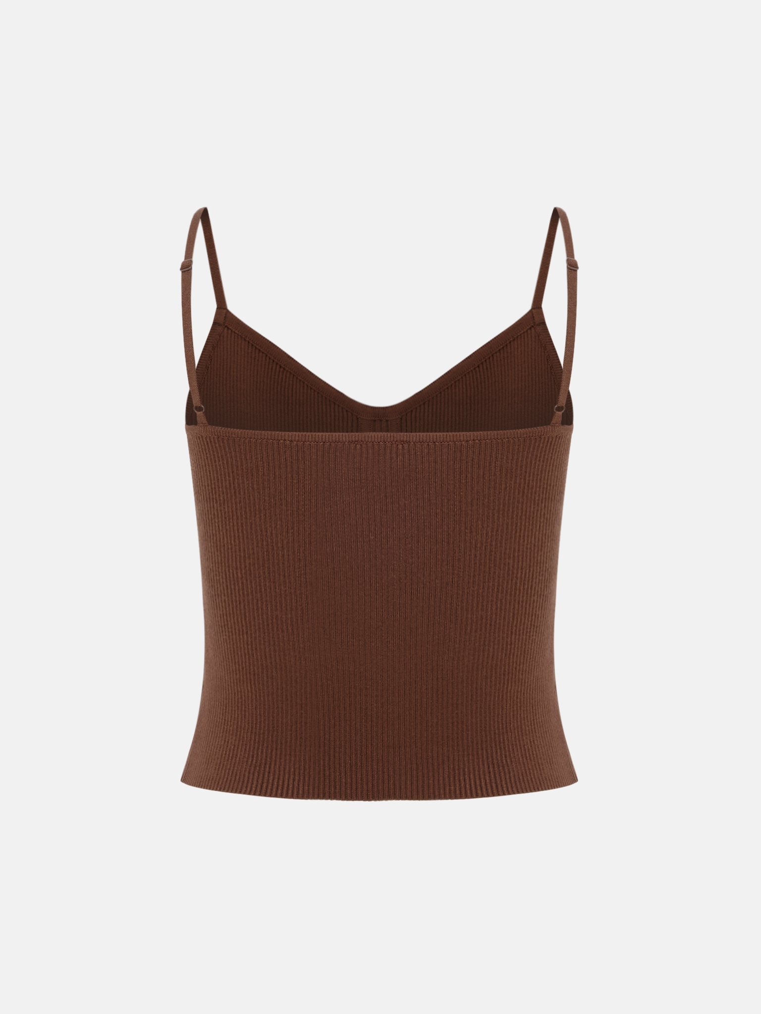 Ribbed top with raised darts