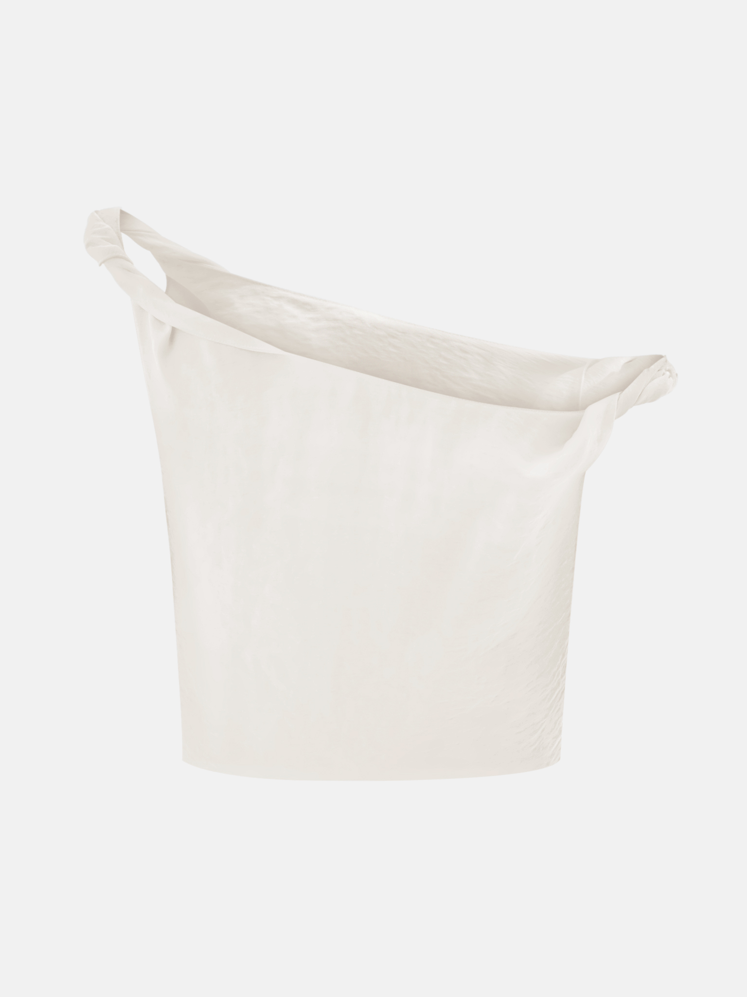 One-Shoulder Oberteil mit Knittereffekt