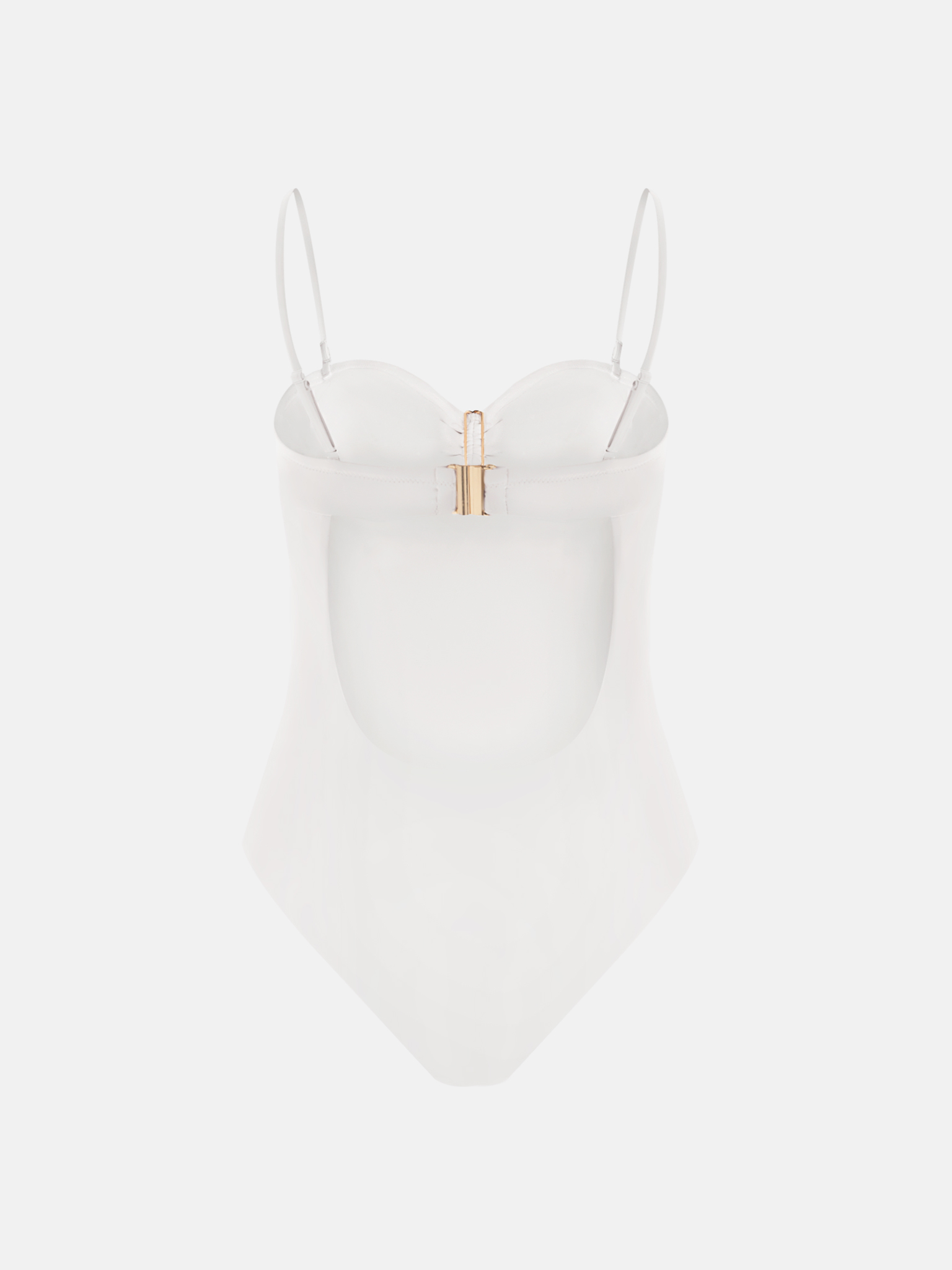 Strappy bikini suit with shell decoration