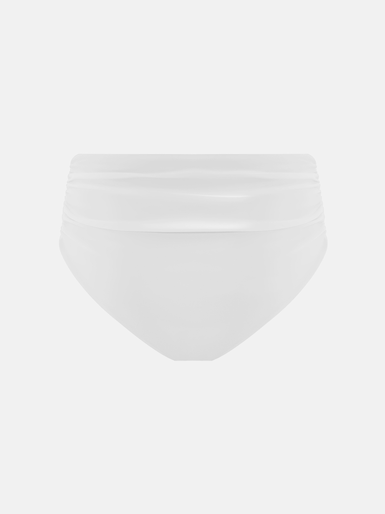 Bikini bottoms with draped waistband