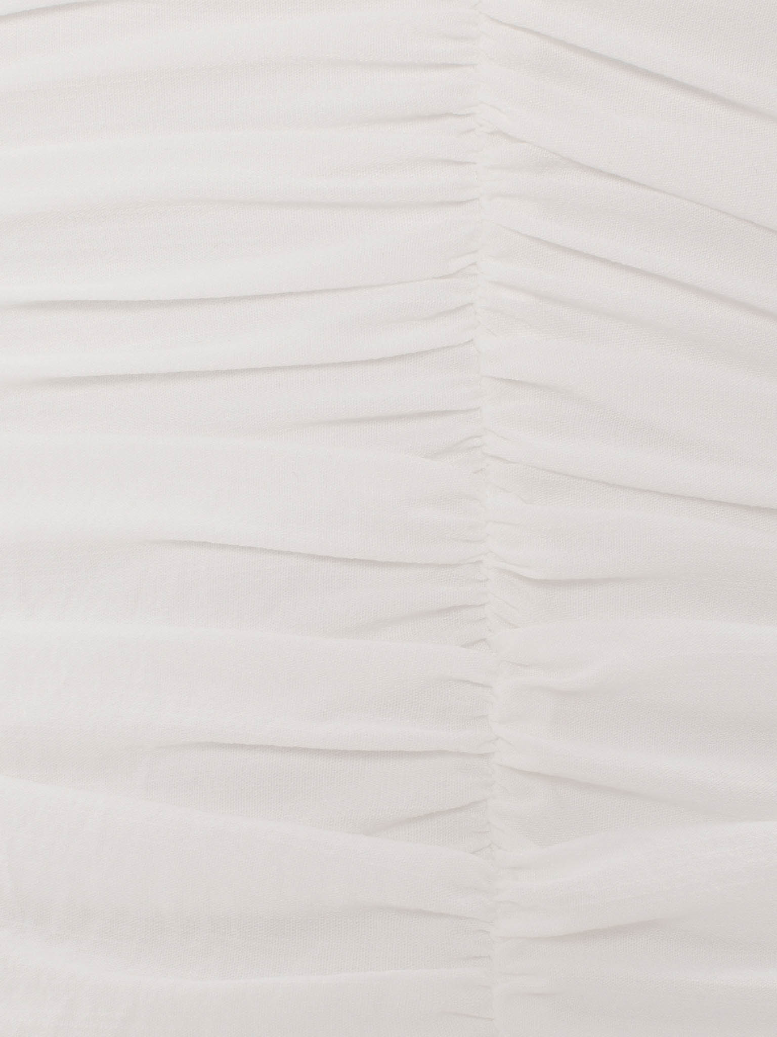 Midi dress in textured fabric with a draped waistline