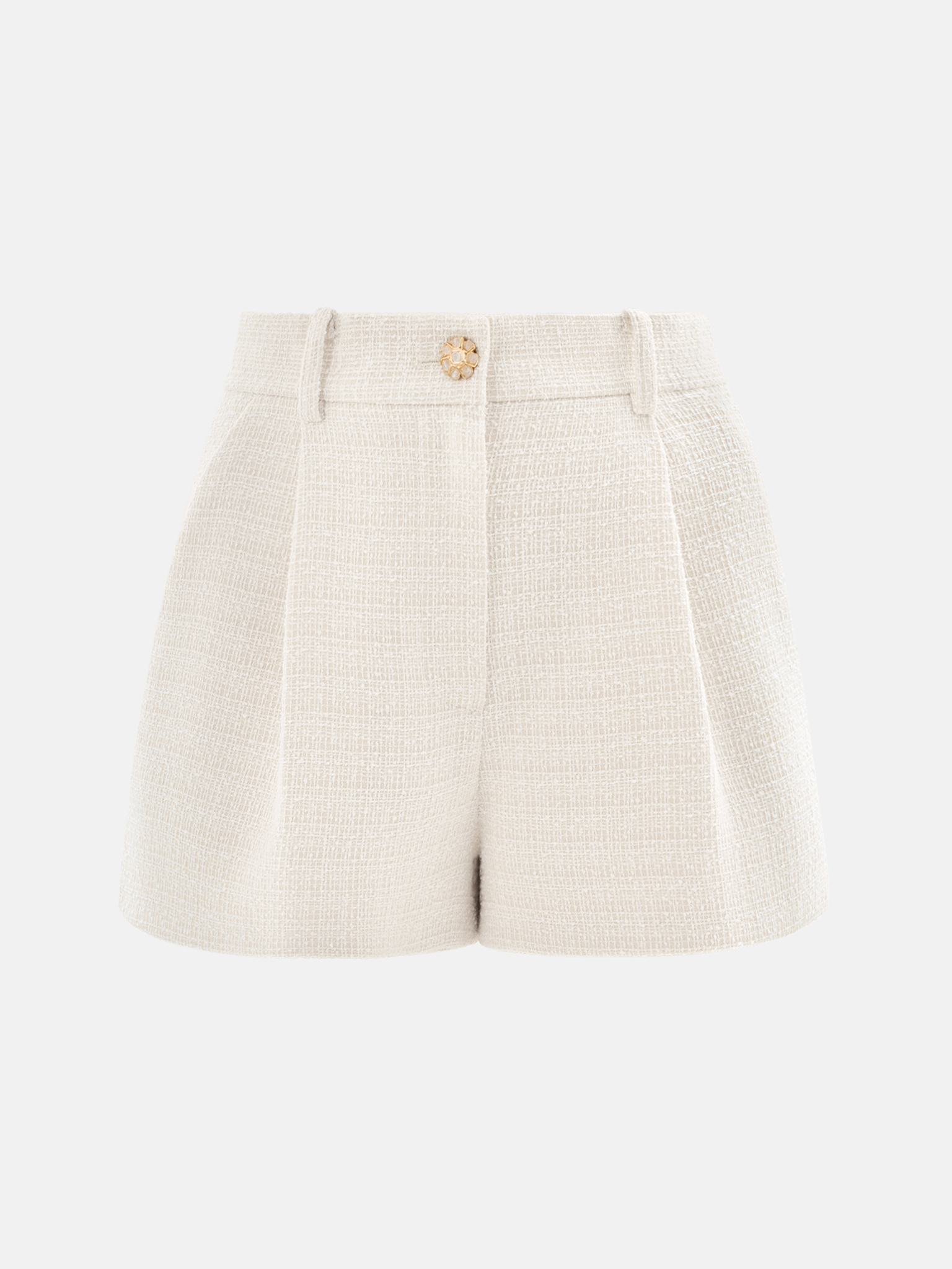 Minishorts aus Tweed