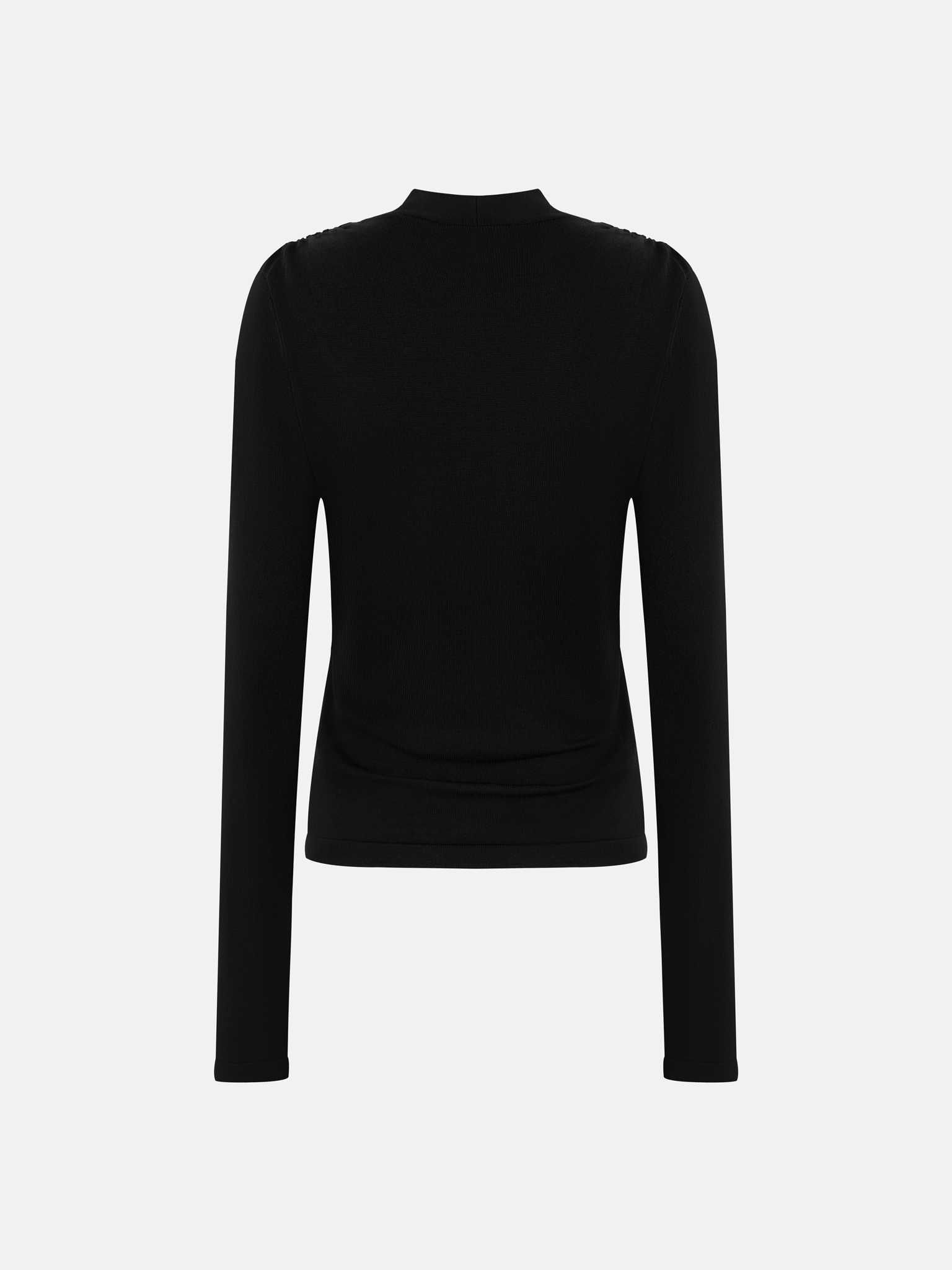 Langarmshirt mit Wickeloptik