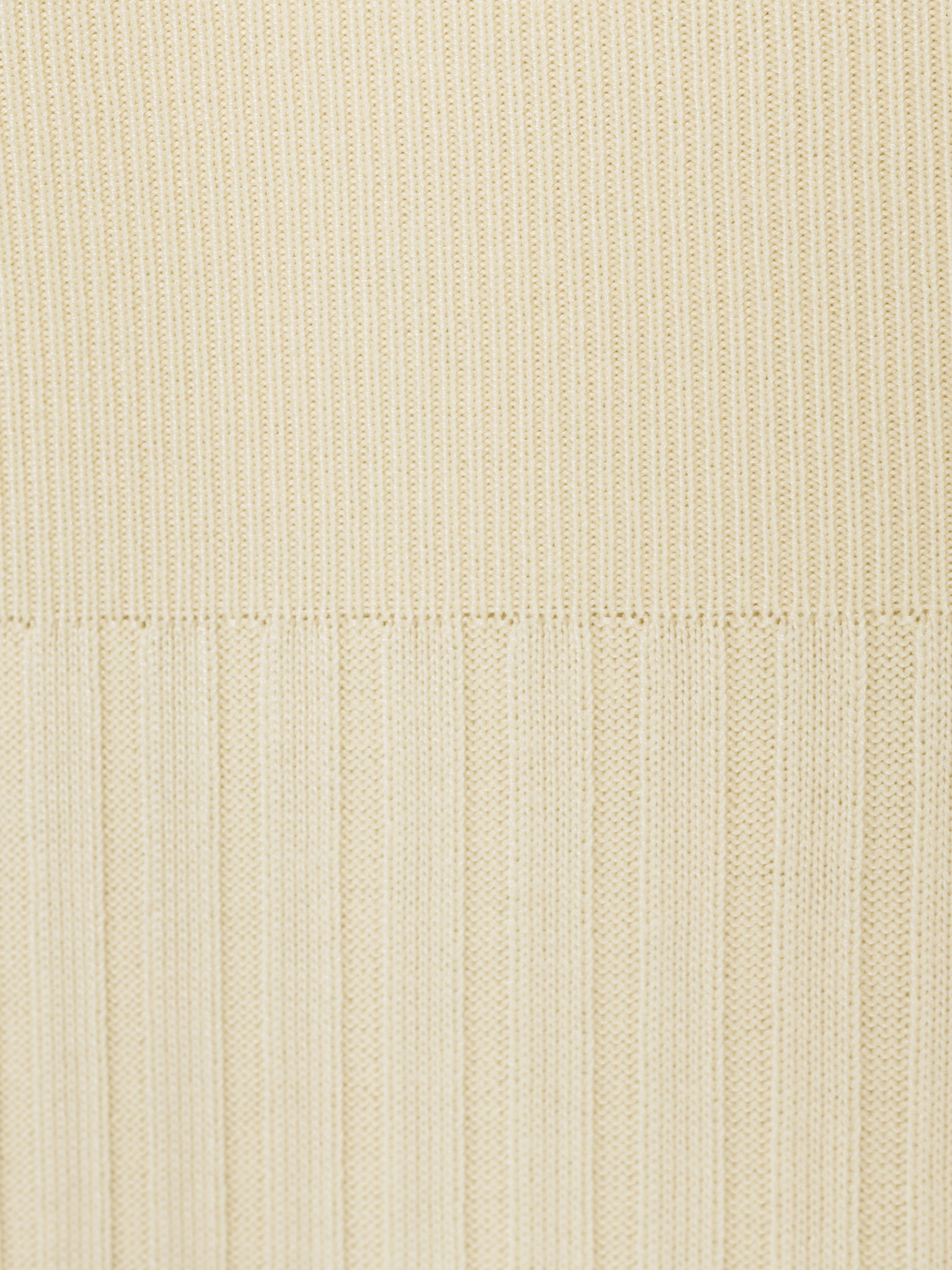 Rib-knit midi skirt with contrasting ruffles