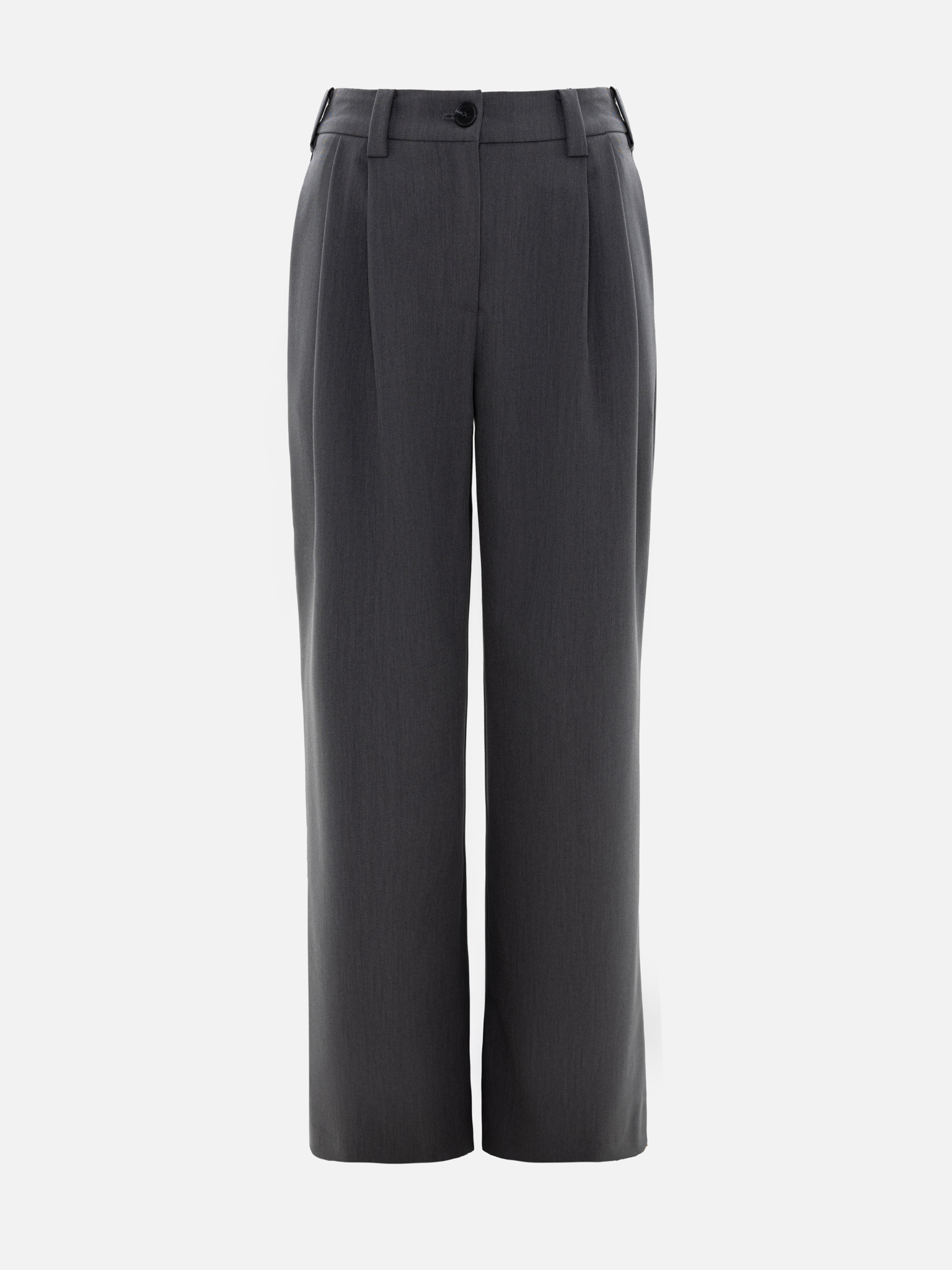 Flared suiting trousers with waist pleats