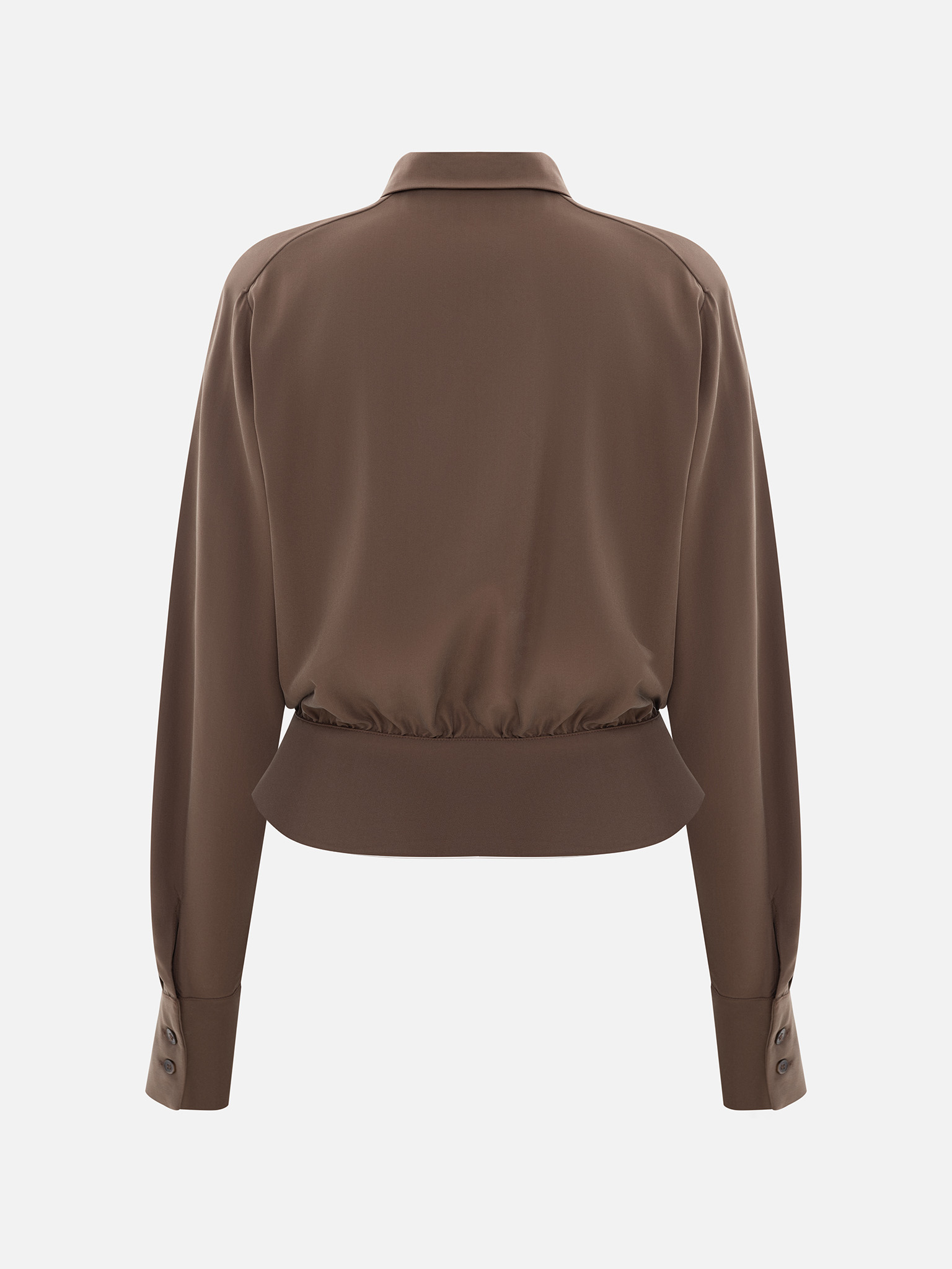 Lightweight shirt with basque