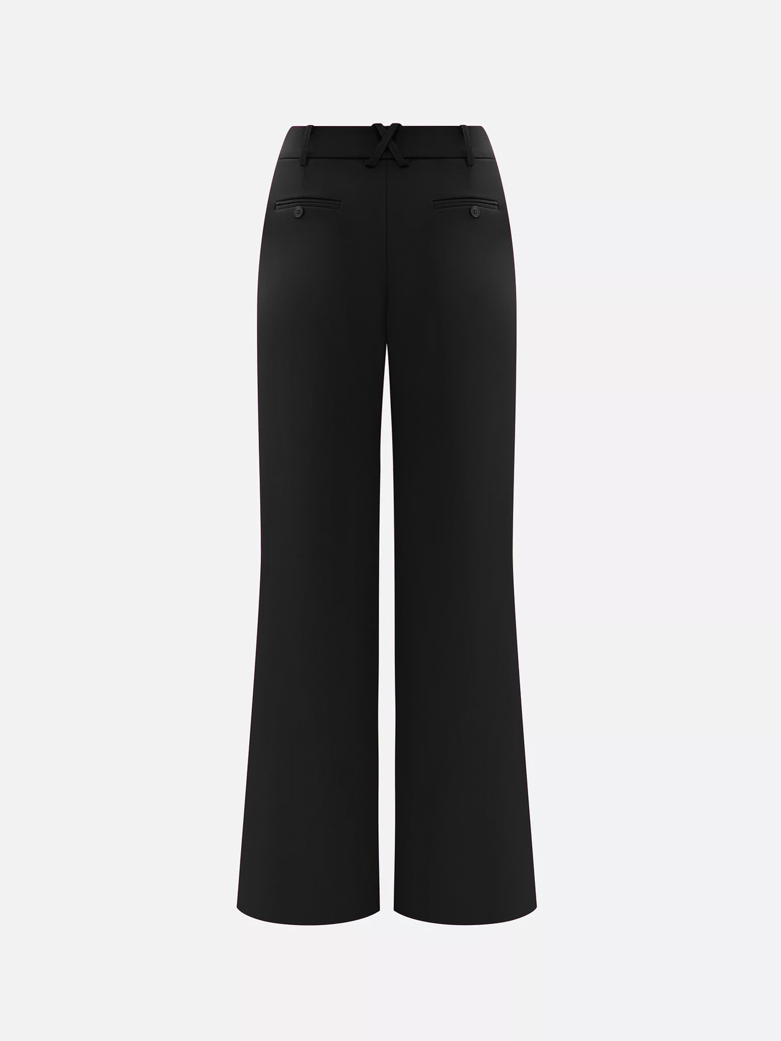 Flared suiting trousers