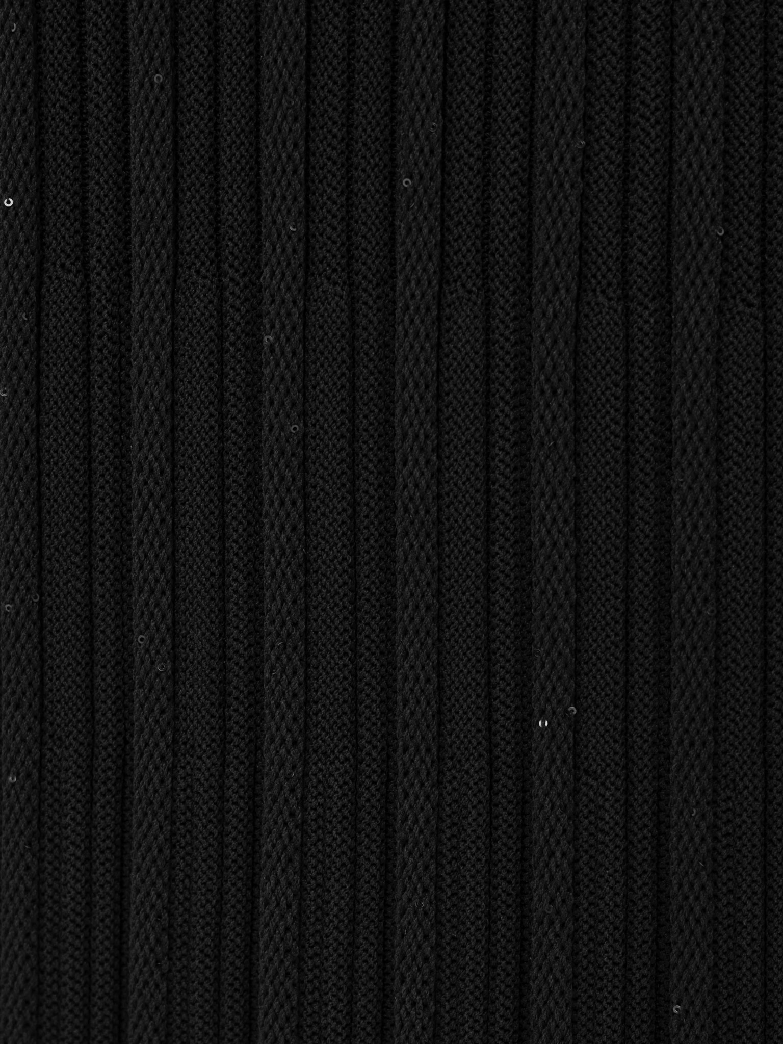 Mini jersey dress with sequins and golden fittings