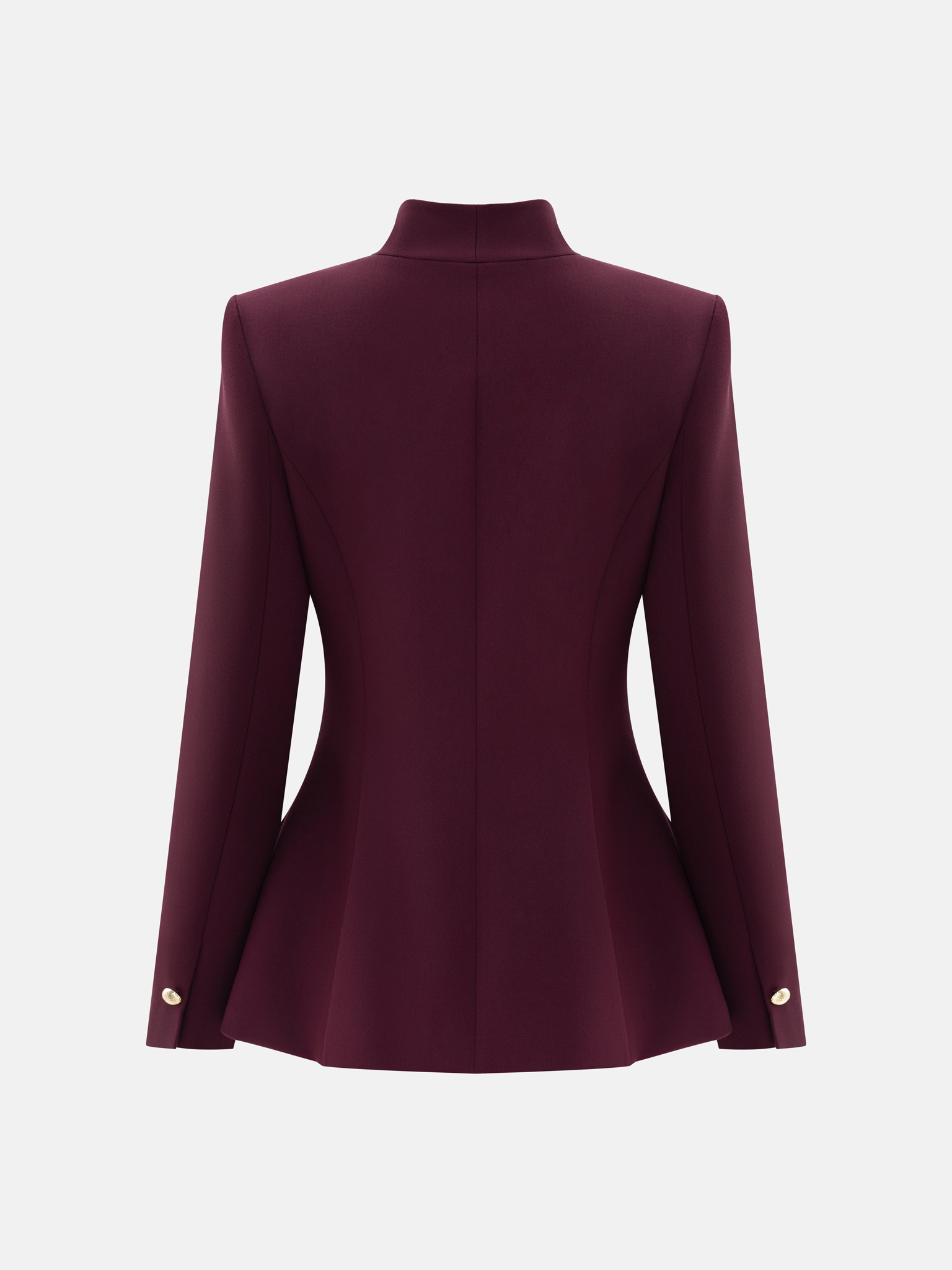 Single-breasted jacket with emphasised waist