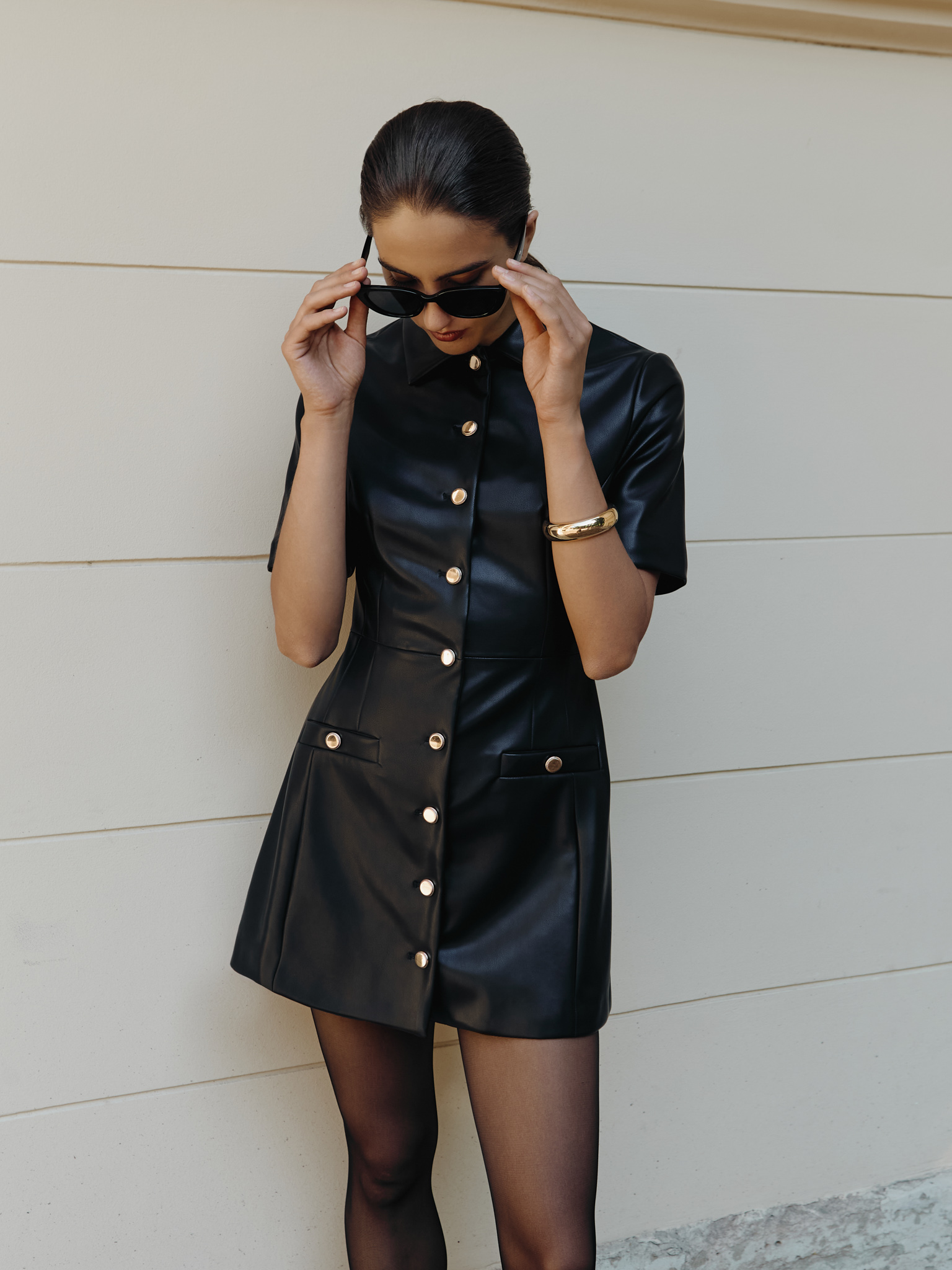 leather boots dress Black Full Grain Leather Chelsea Boots, Women's Dress 063
