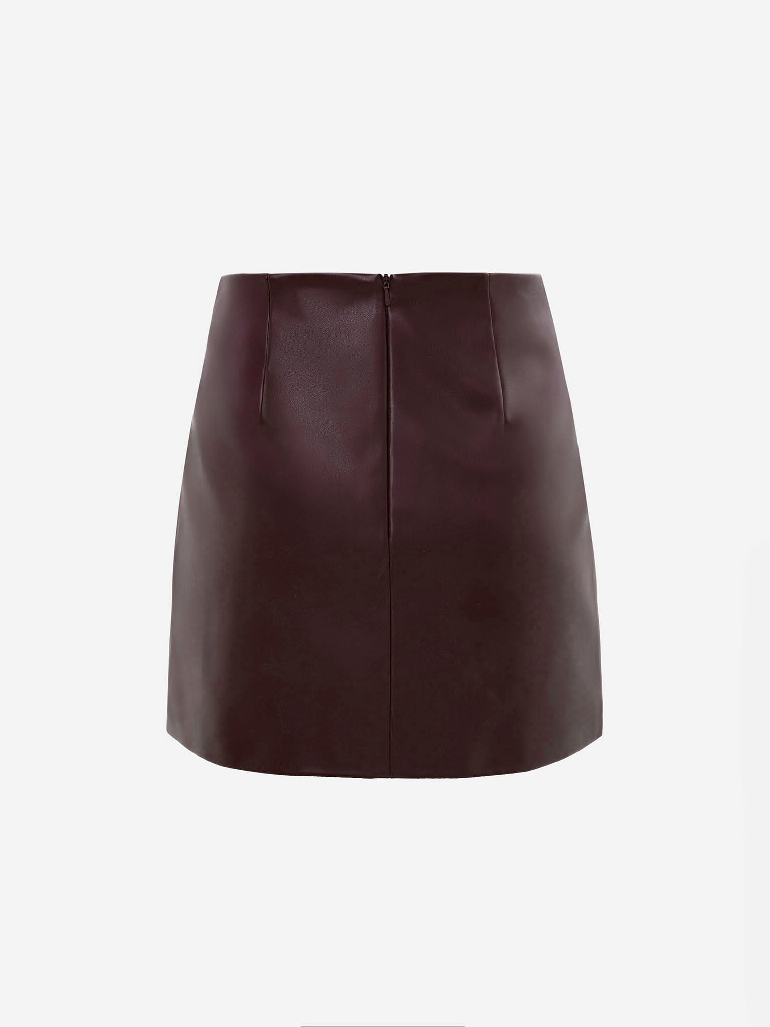 Mini eco leather skirt