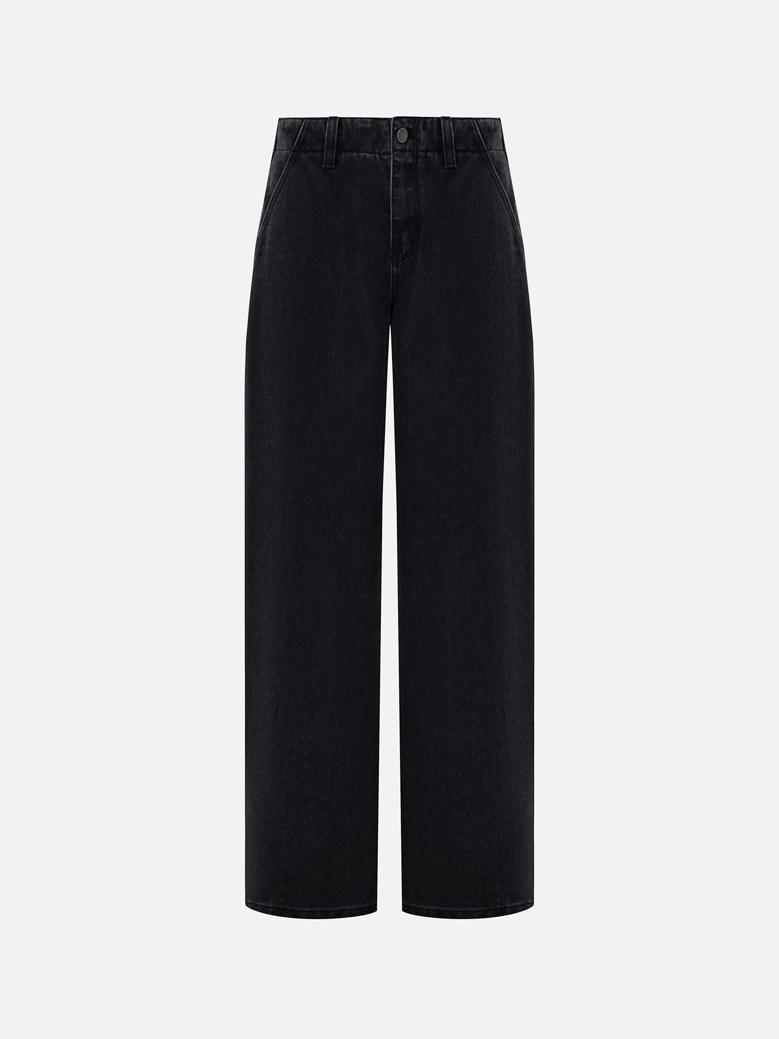 Джинсы свободного кроя на низкой посадке