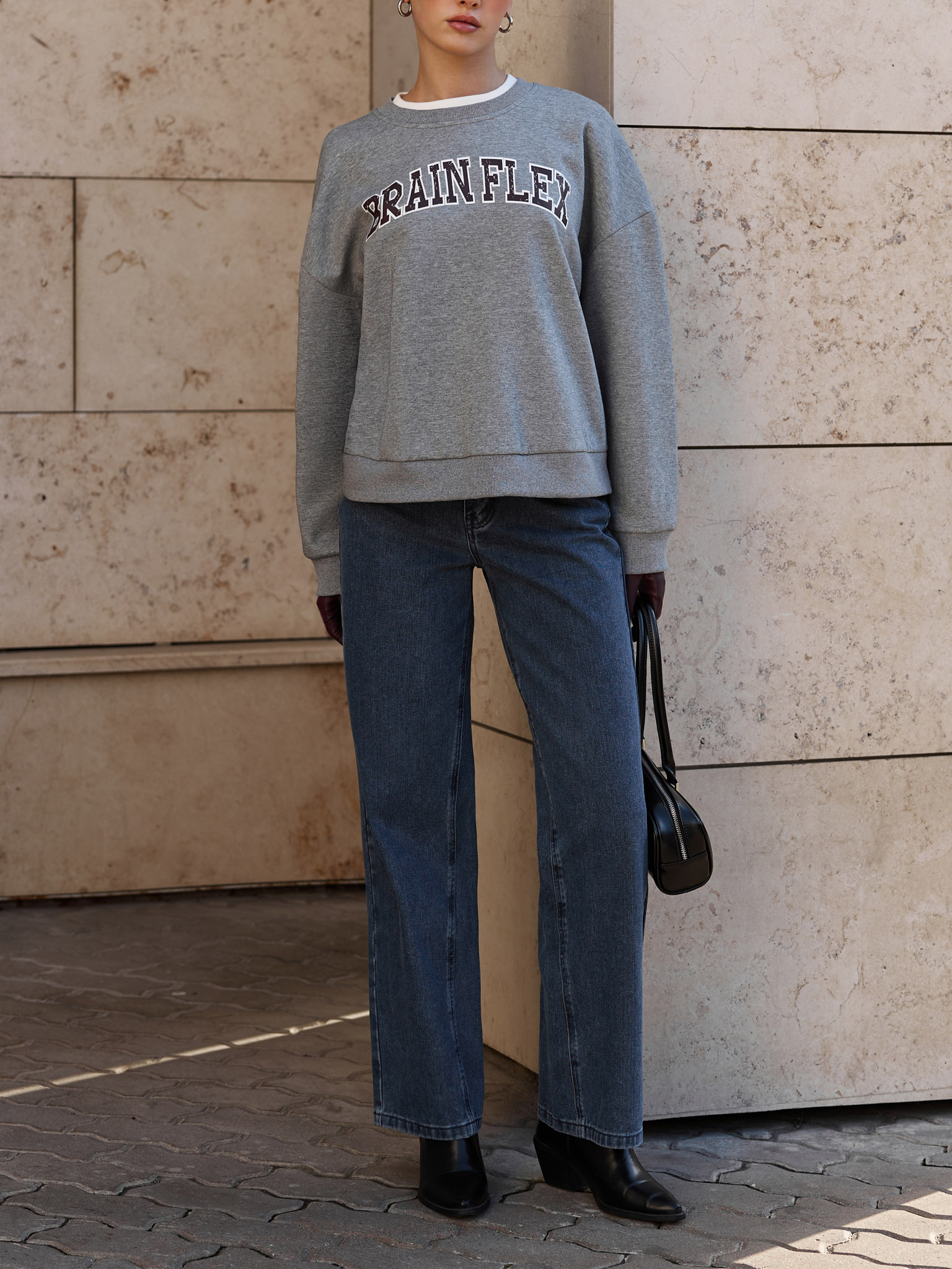 Gerade Jeans mit mittelhoher Passform 