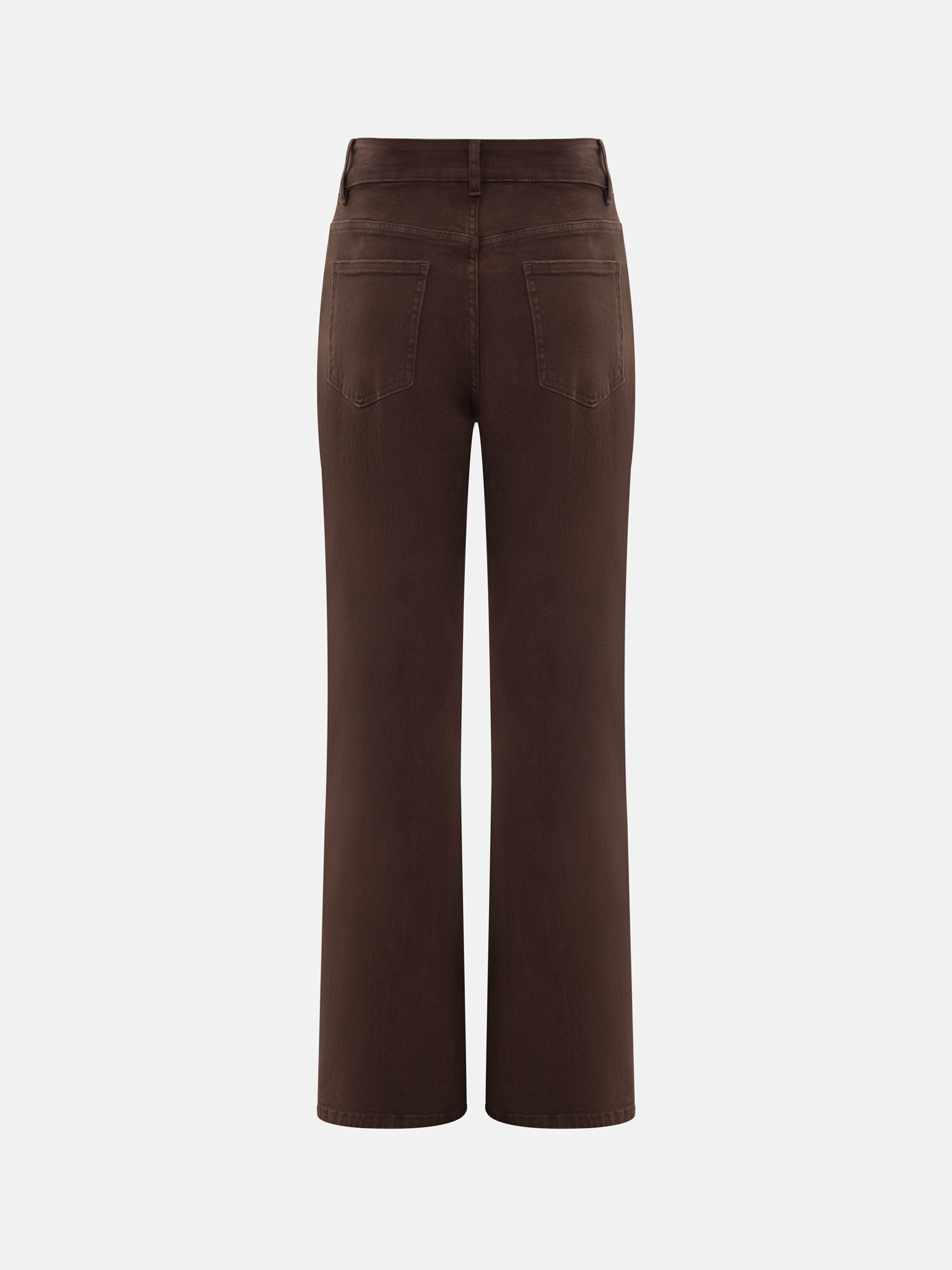 Flared jeans in coloured denim